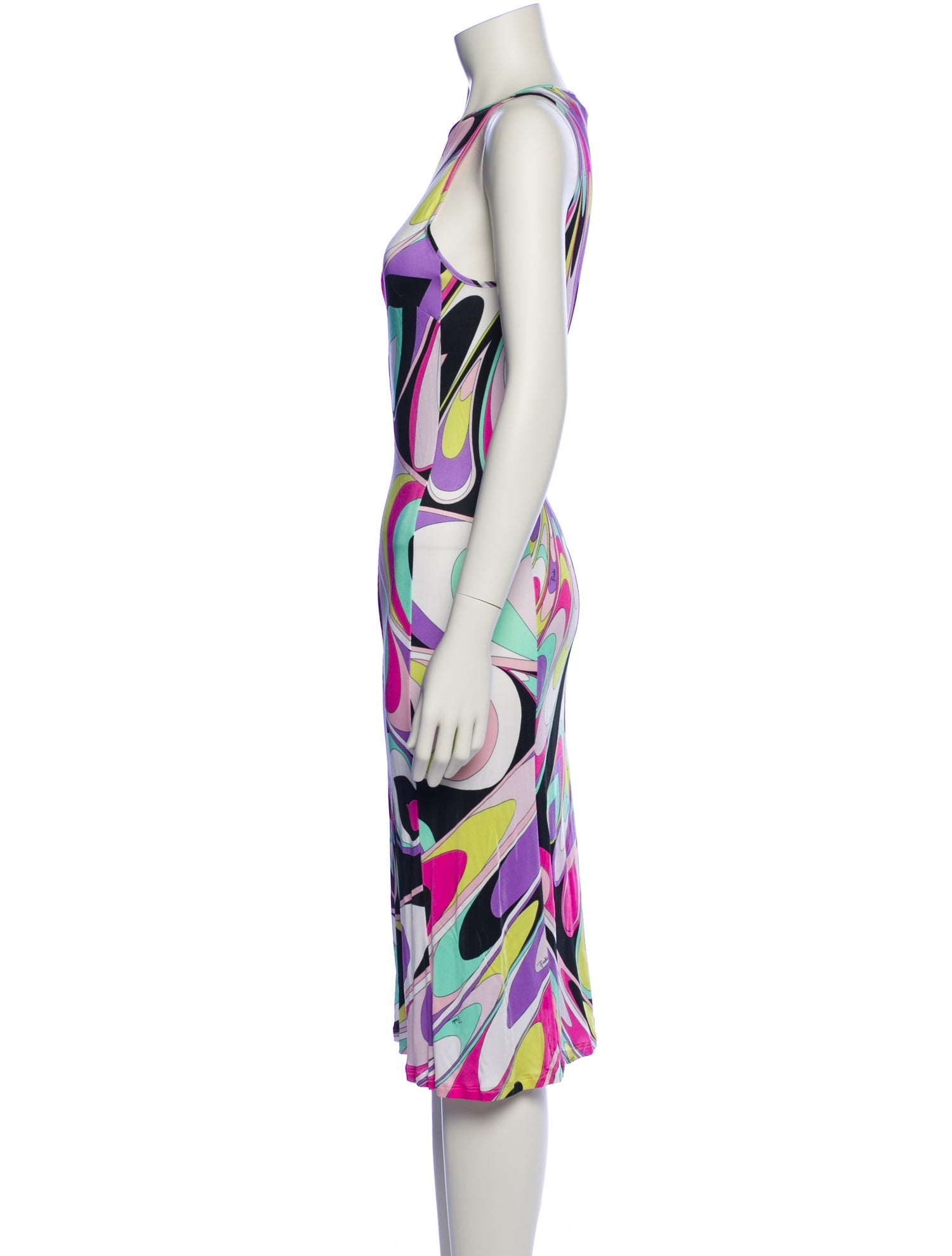 Emilio Pucci Printed Midi Length Dress