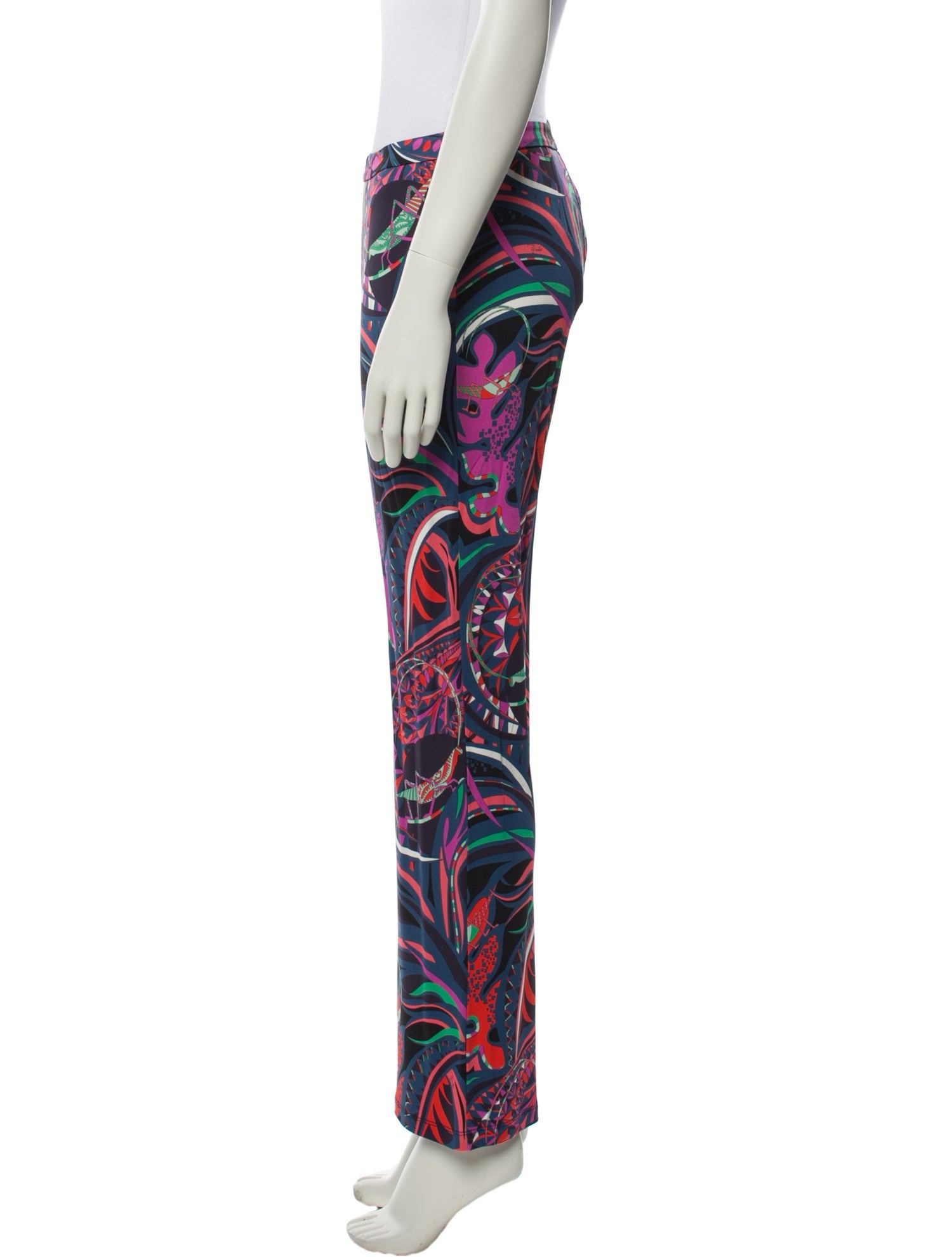 Emilio Pucci Printed Wide Leg Pants