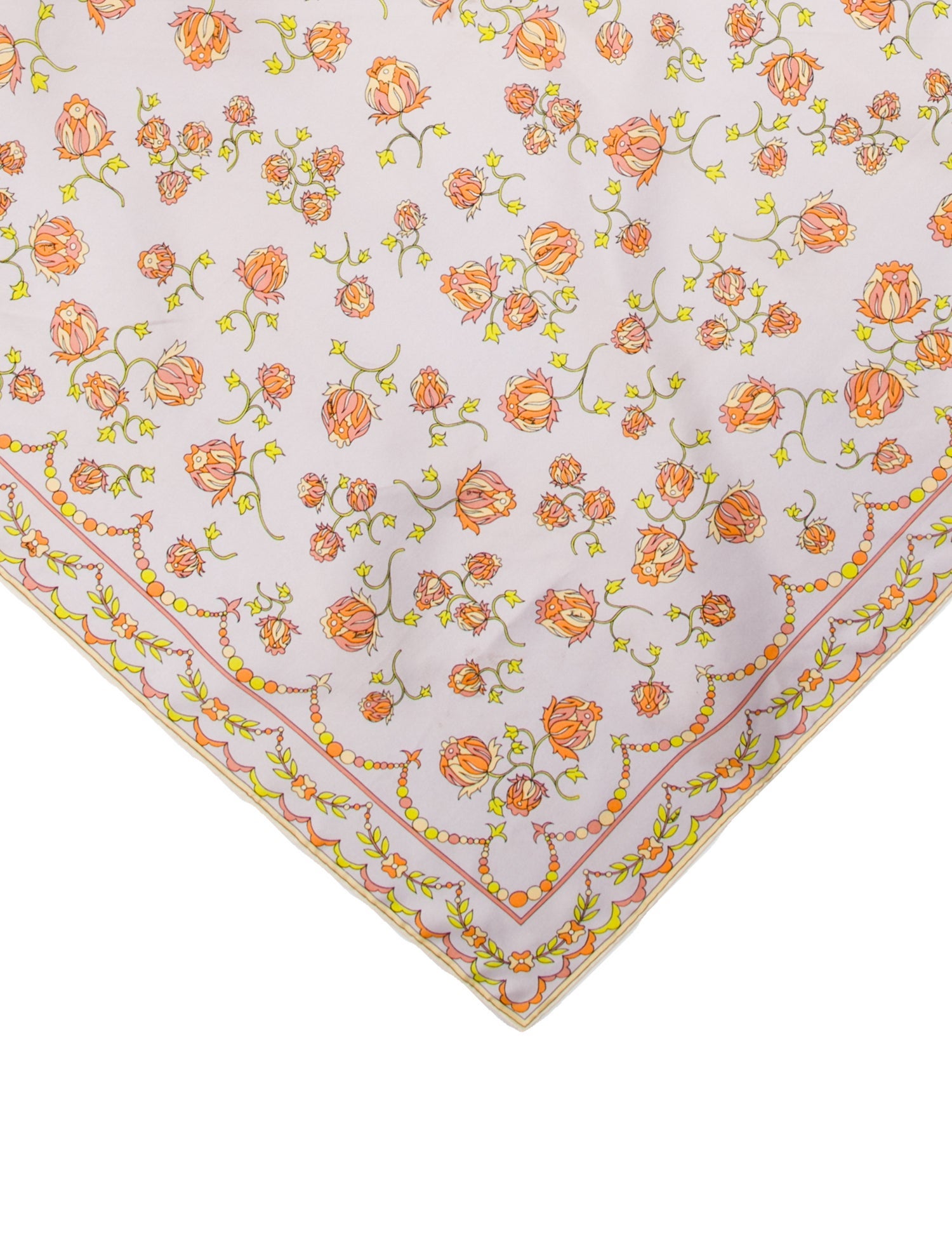Emilio Pucci Silk Floral Print Scarf