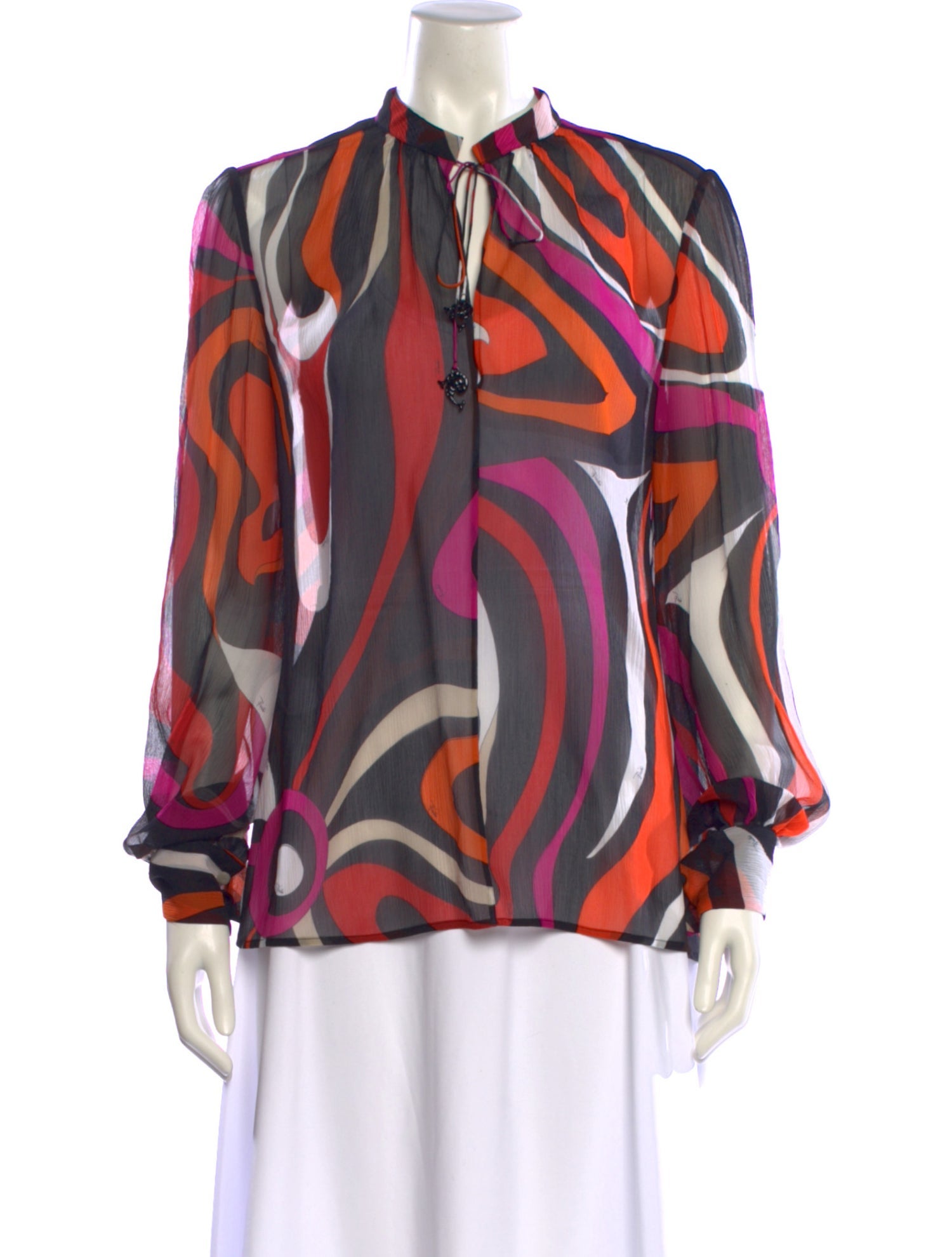 Emilio Pucci Silk Printed Blouse