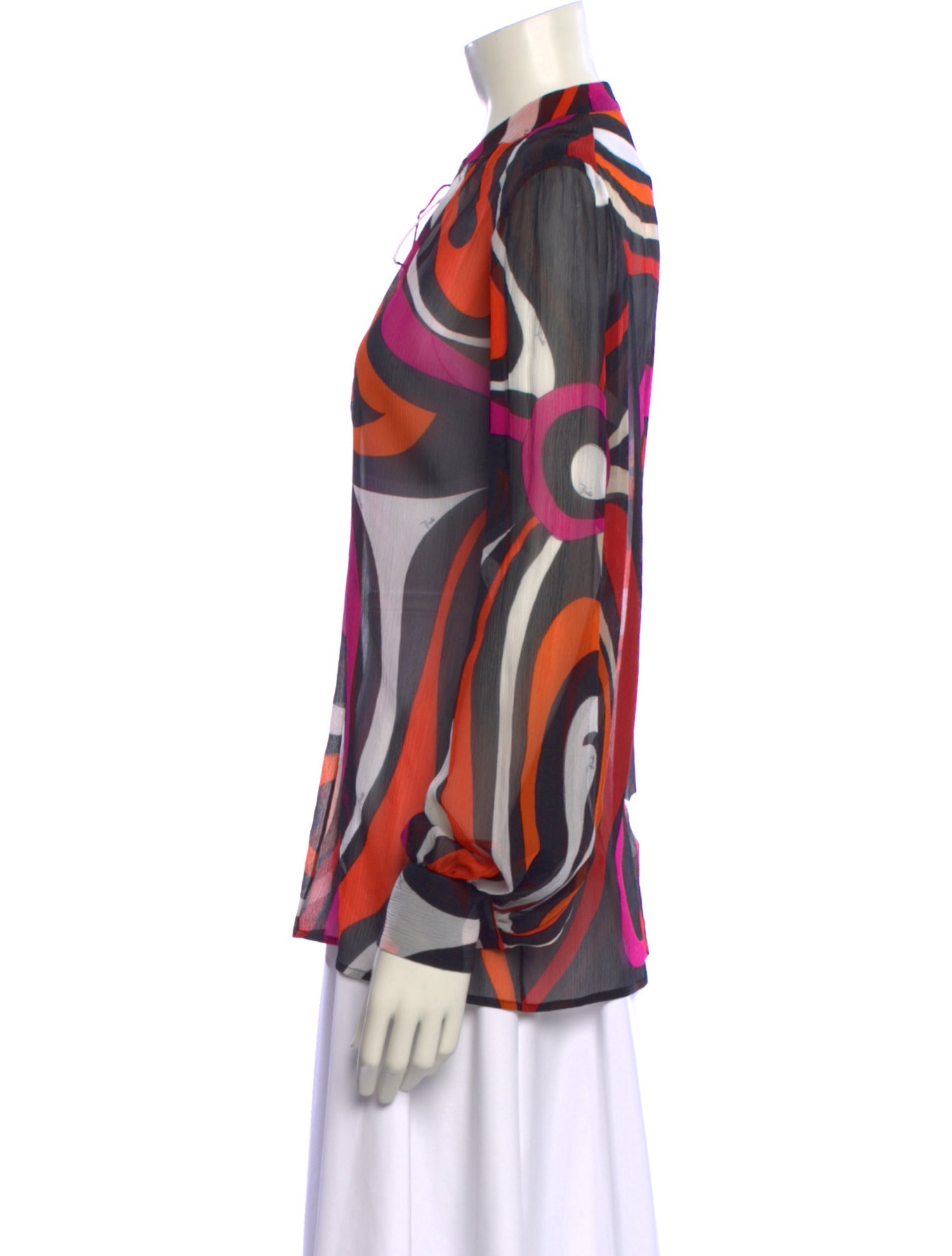 Emilio Pucci Silk Printed Blouse