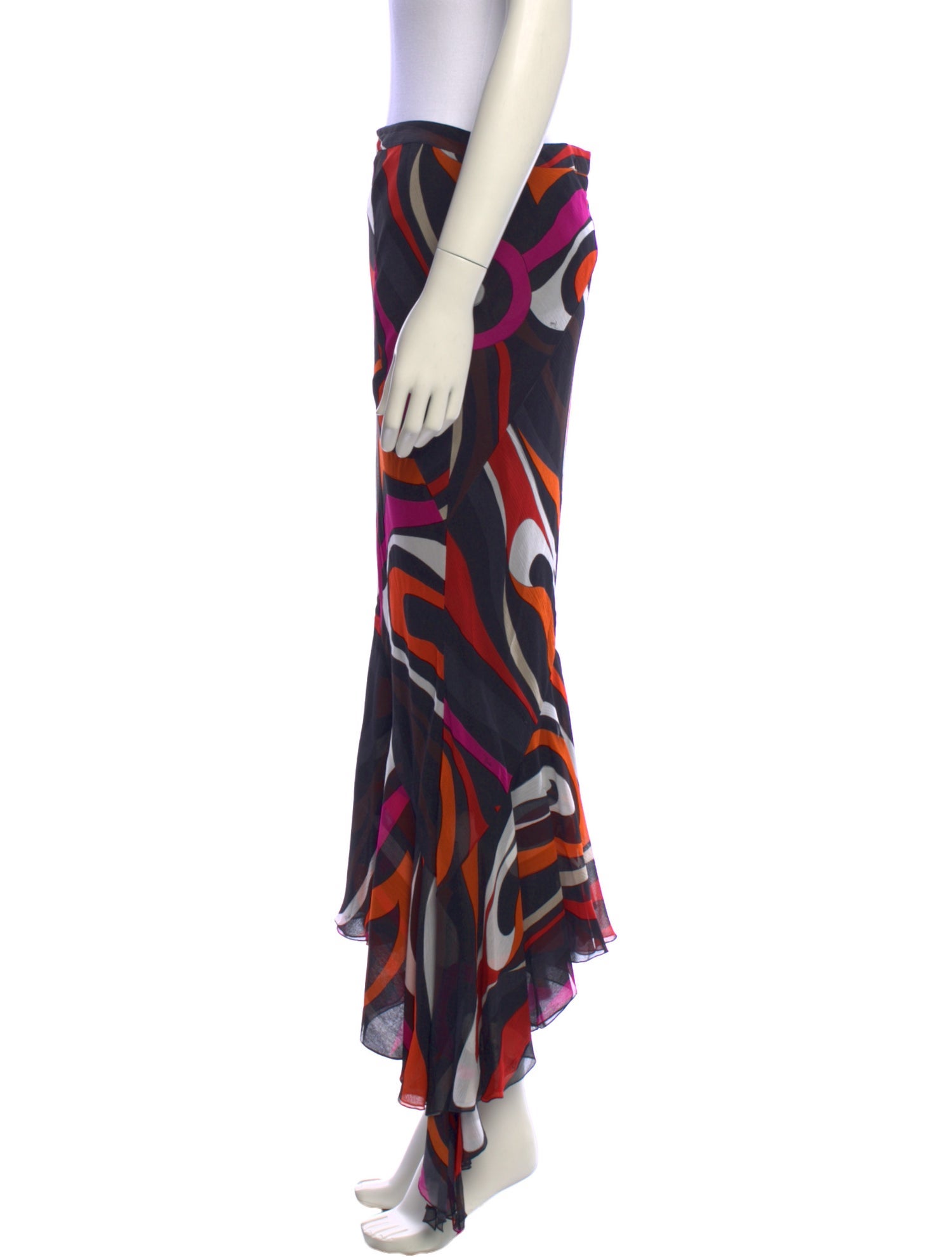 Emilio Pucci Silk Long Skirt