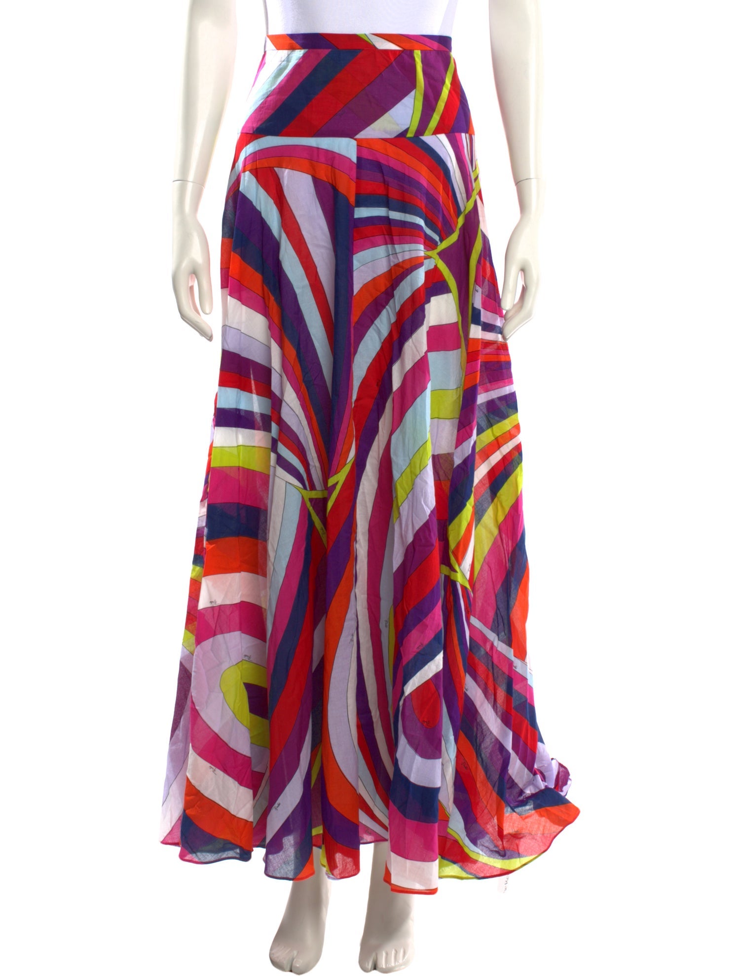 Emilio Pucci Printed Long Skirt