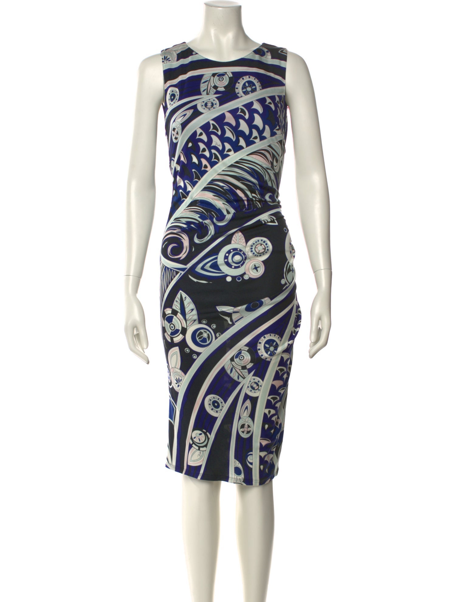 Emilio Pucci Silk Midi Length Dress