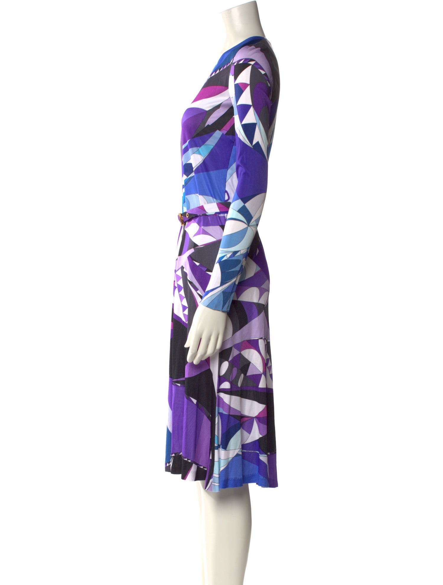 Emilio Pucci Printed Midi Length Dress