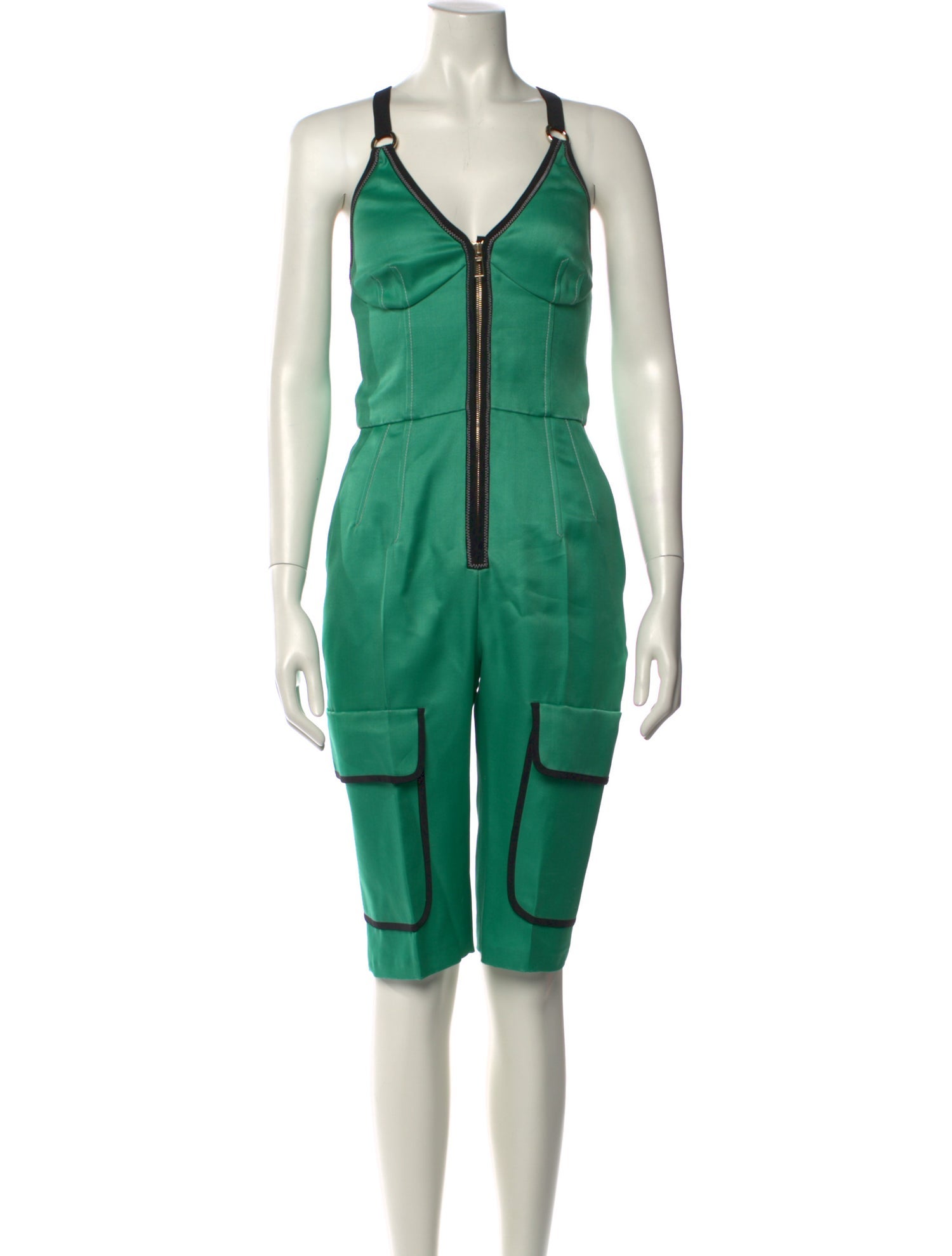 Emilio Pucci Virgin Wool Square Neckline Romper