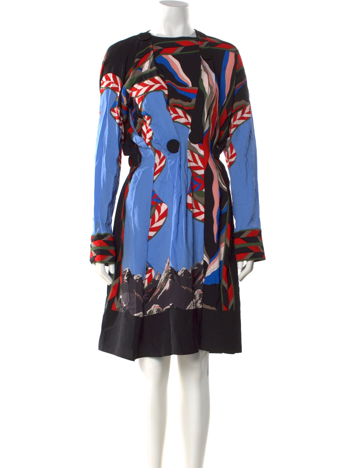 Emilio Pucci Printed Knee-Length Dress