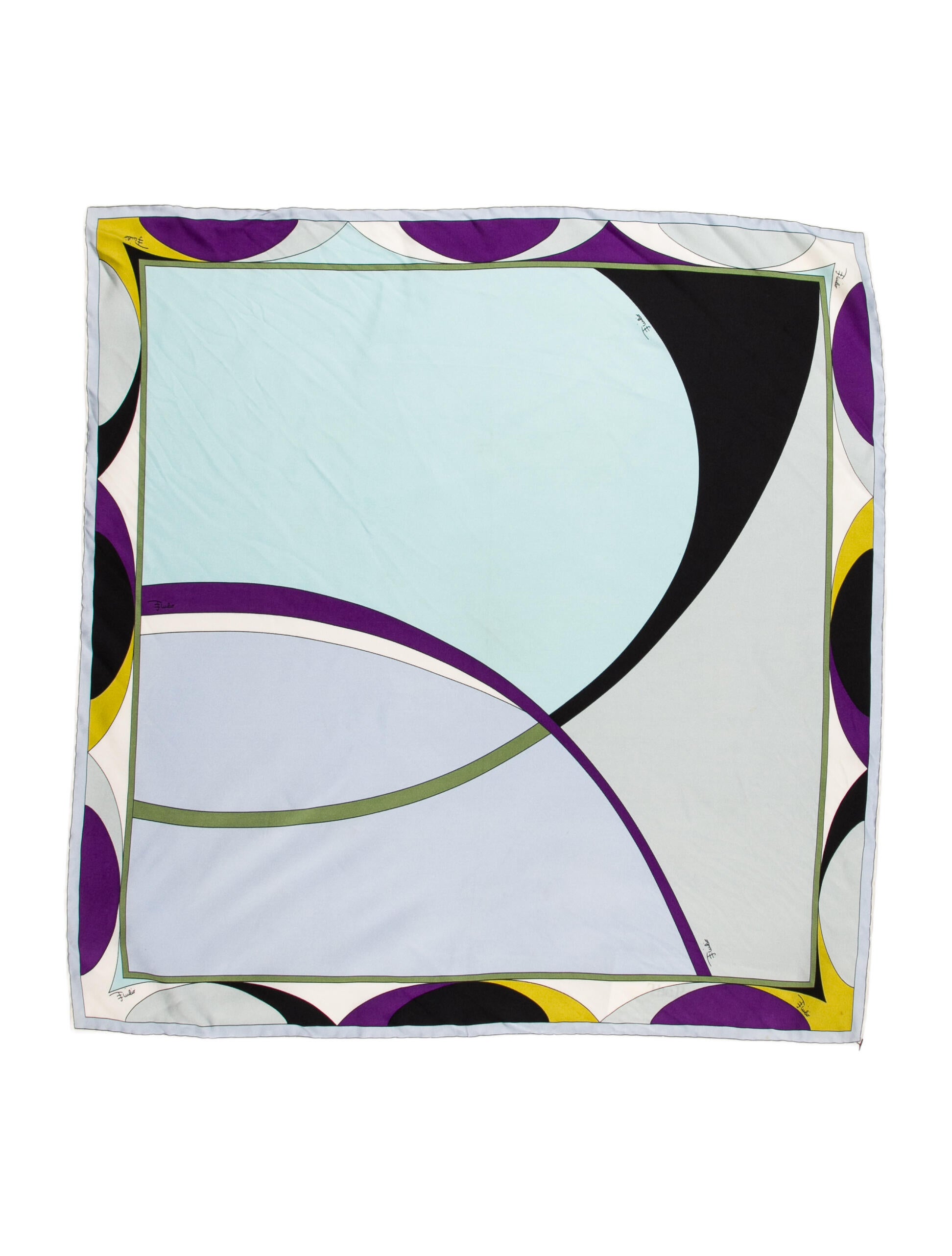 Emilio Pucci Silk Printed Scarf