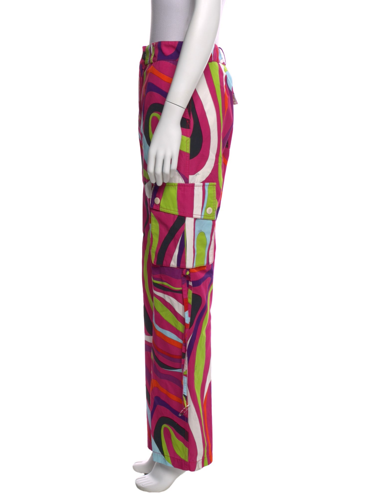 Emilio Pucci Printed Straight Leg Pants