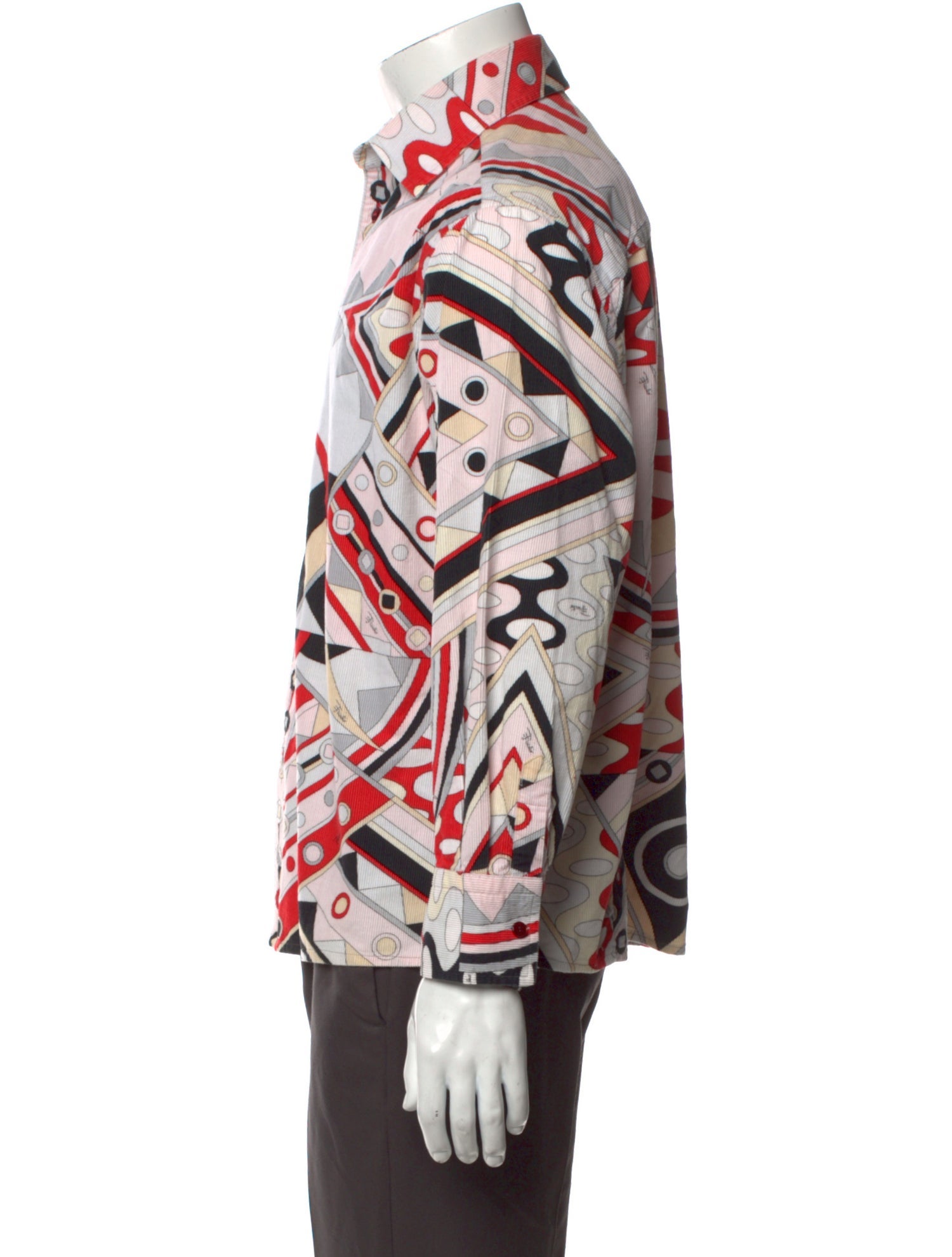Emilio Pucci Printed Long Sleeve Shirt