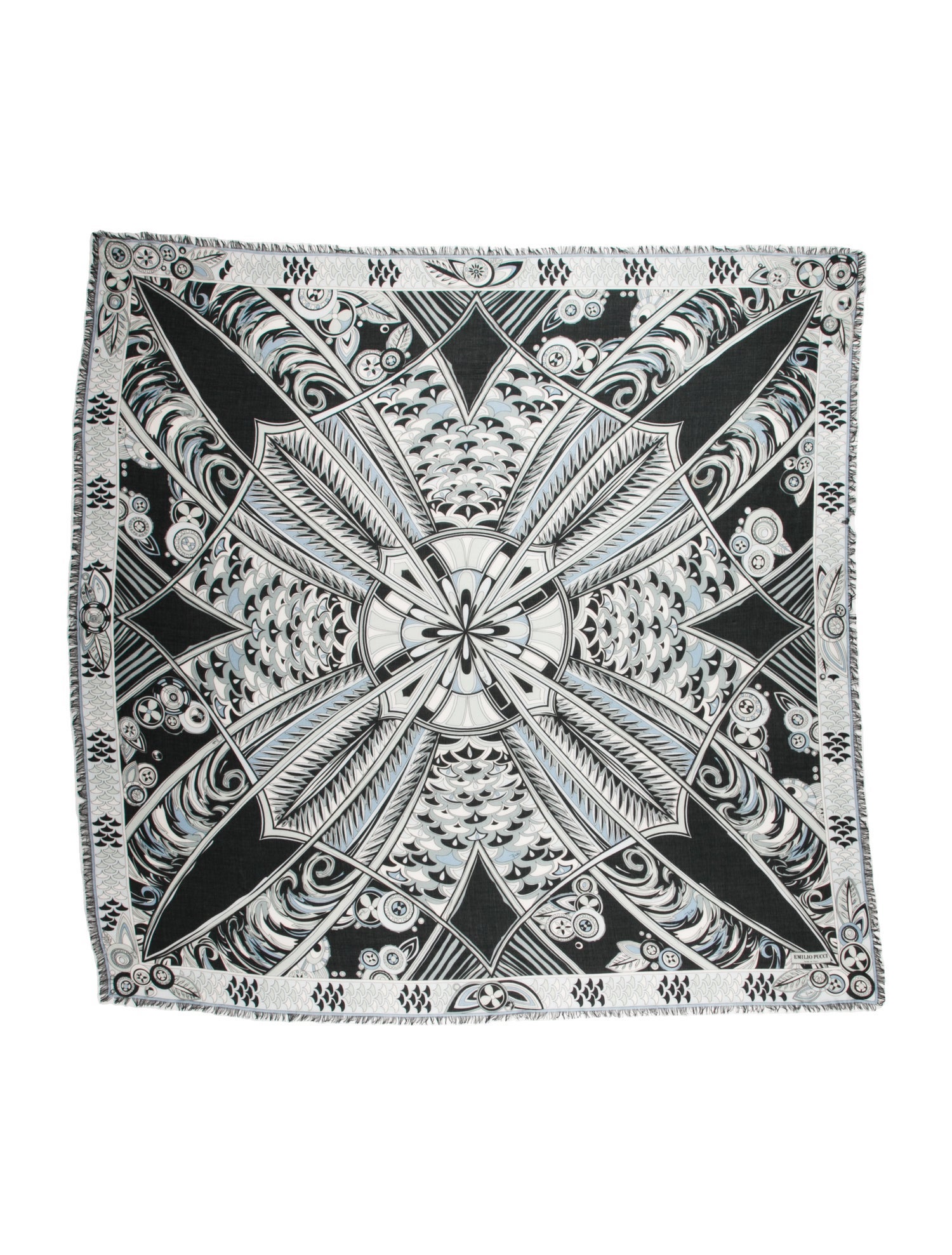 Emilio Pucci Silk Printed Scarf