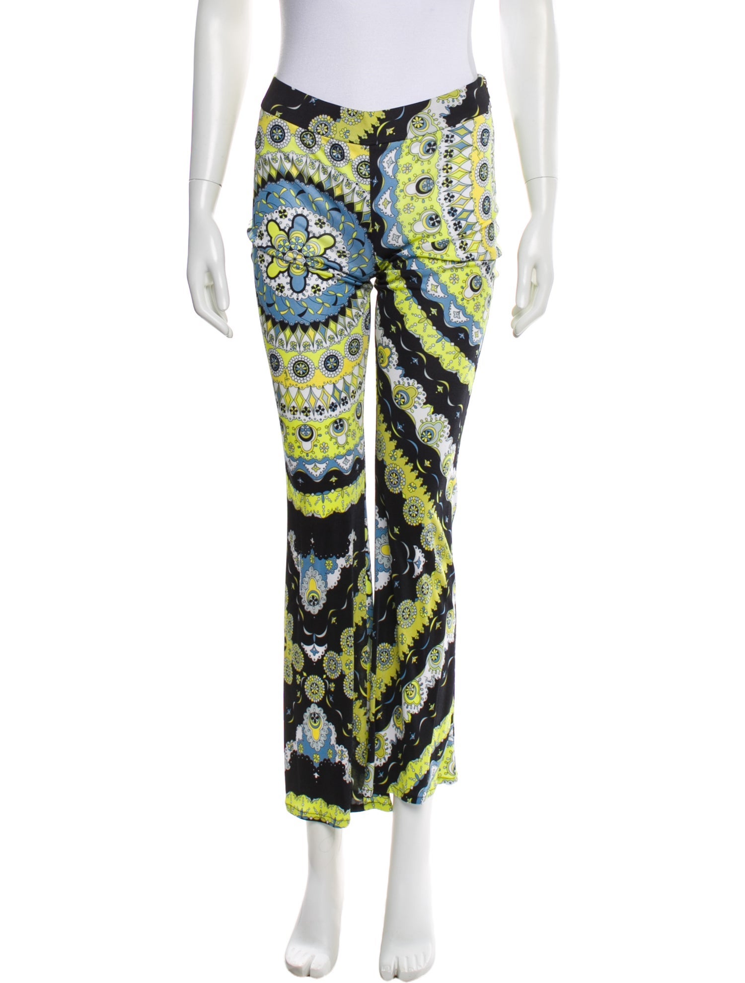 Emilio Pucci Printed Wide Leg Pants