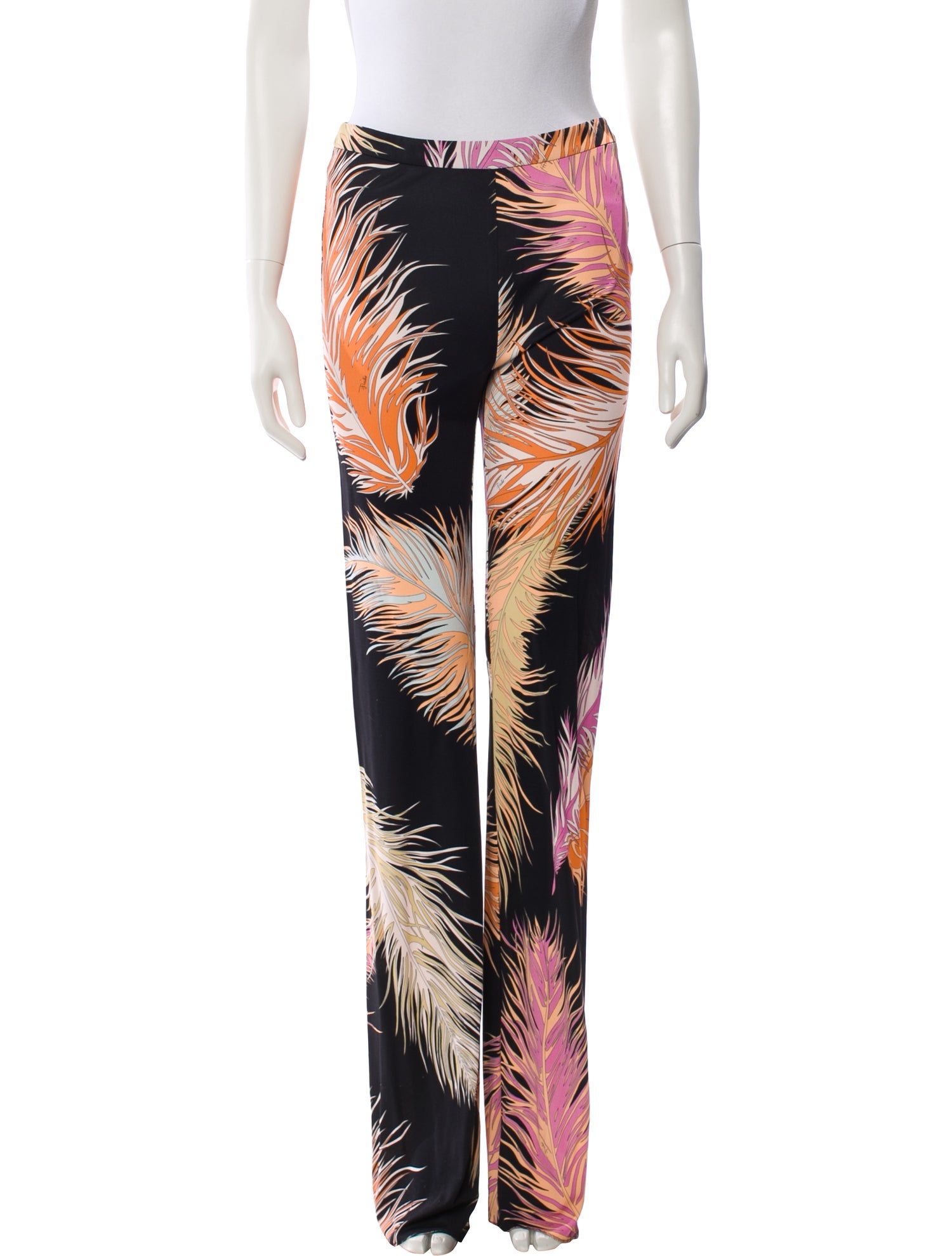 Emilio Pucci Printed Straight Leg Pants w/ Tags