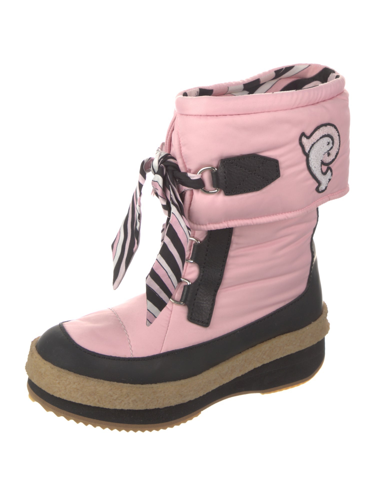 Emilio Pucci Printed Moon Boots - Boots, Shoes - EMI32049 | The