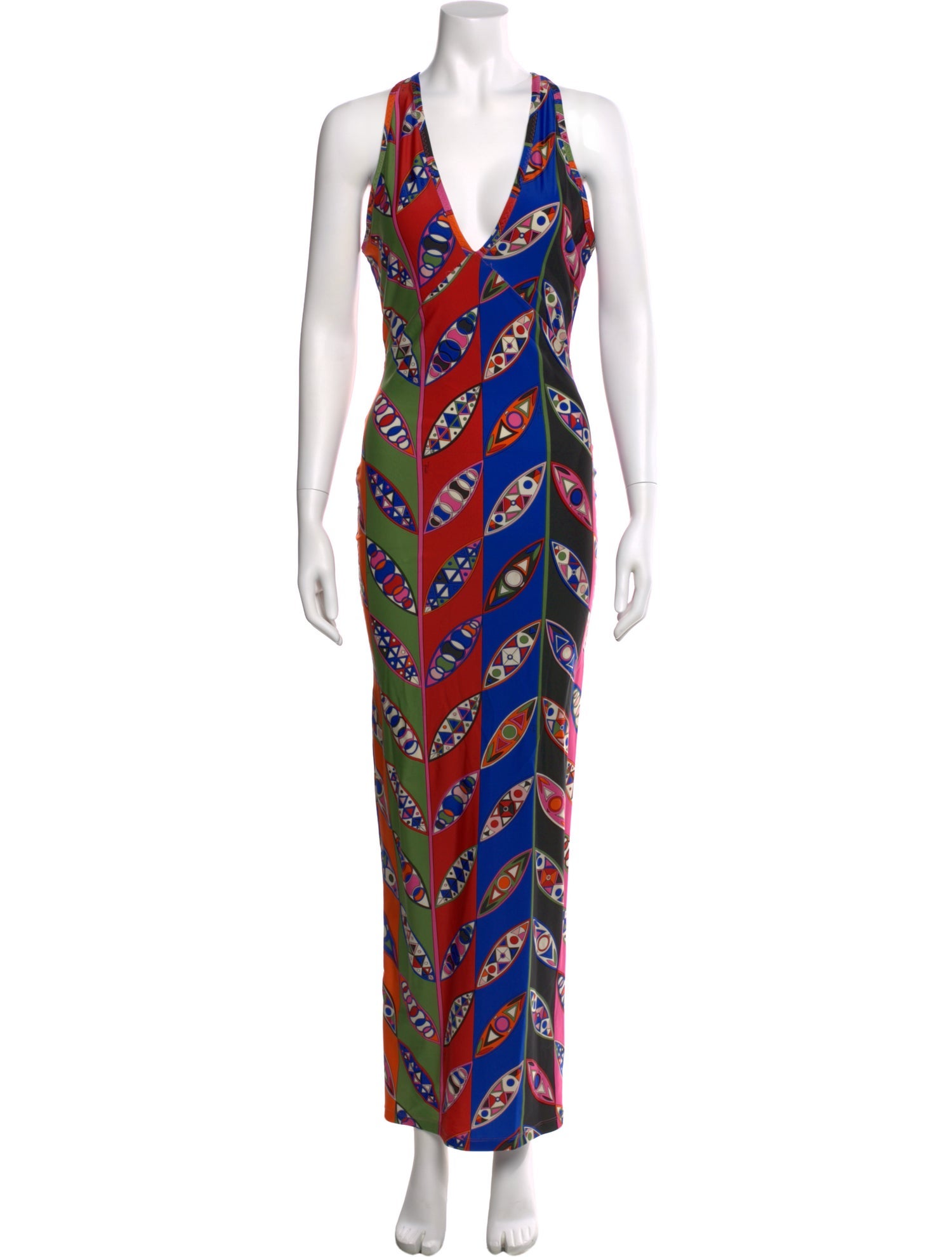 Emilio Pucci Printed Long Dress
