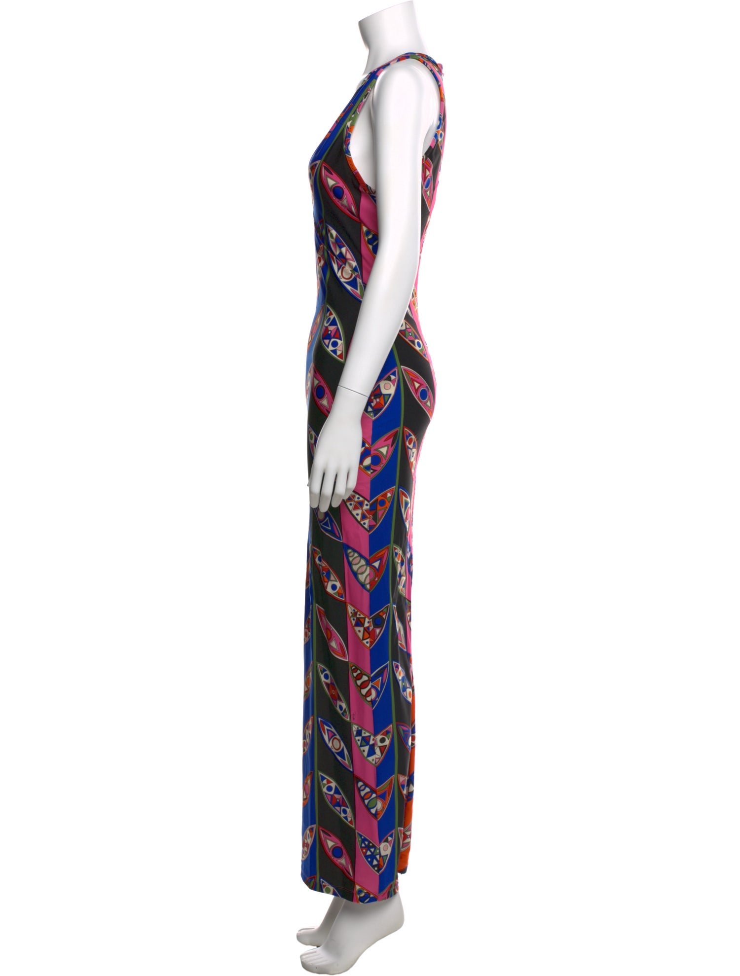 Emilio Pucci Printed Long Dress