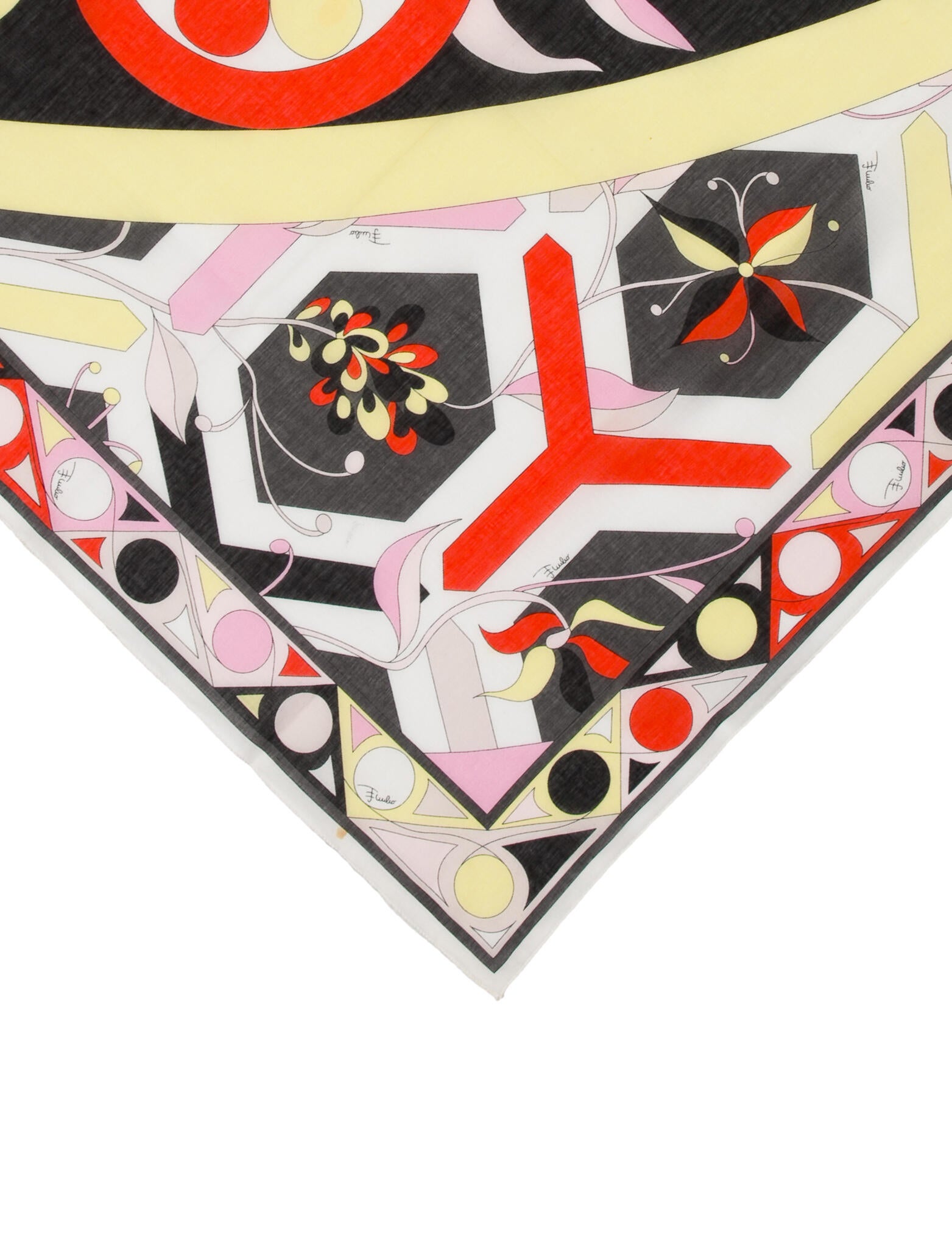 Emilio Pucci Silk Printed Scarf