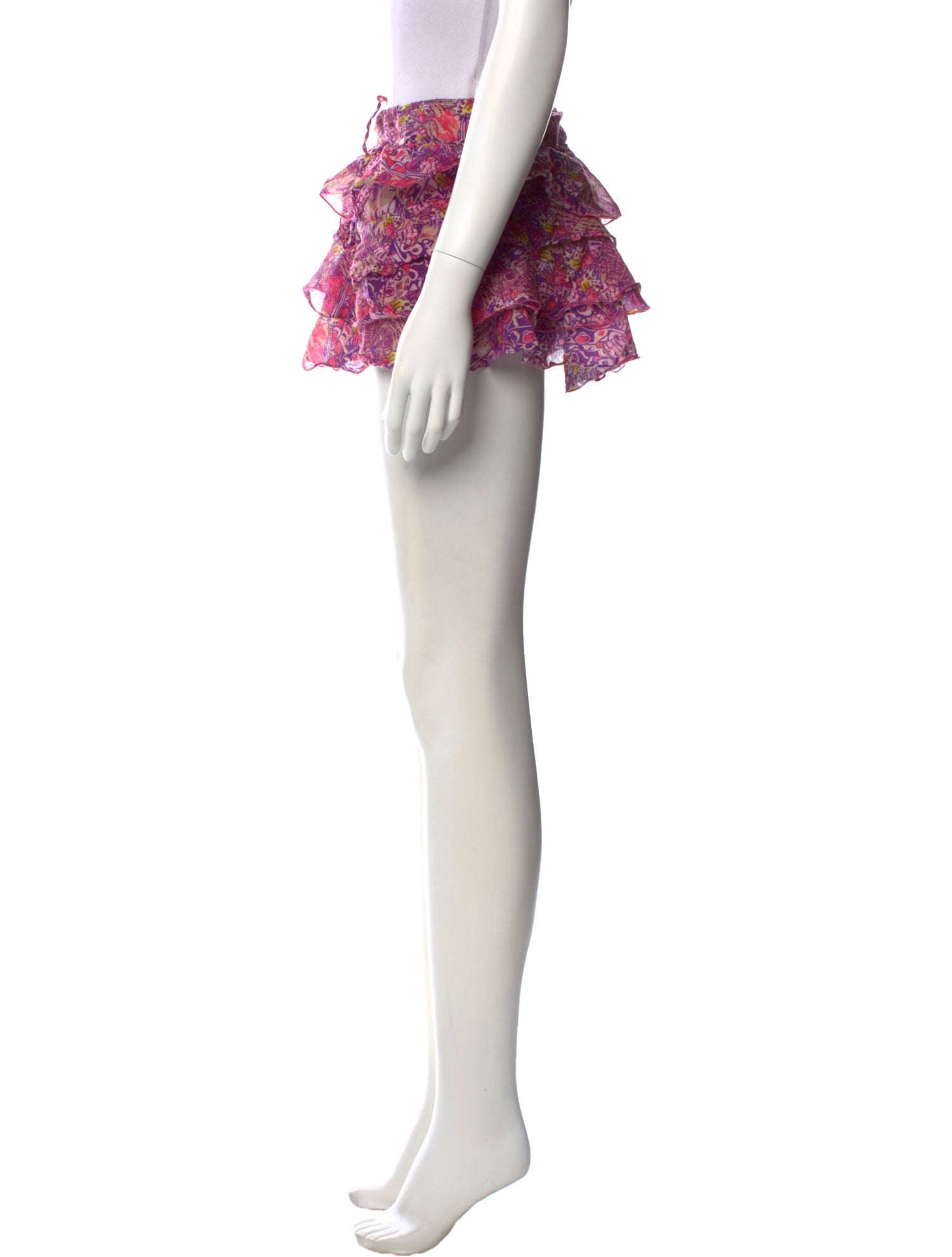 Emilio Pucci Floral Print Mini Skirt