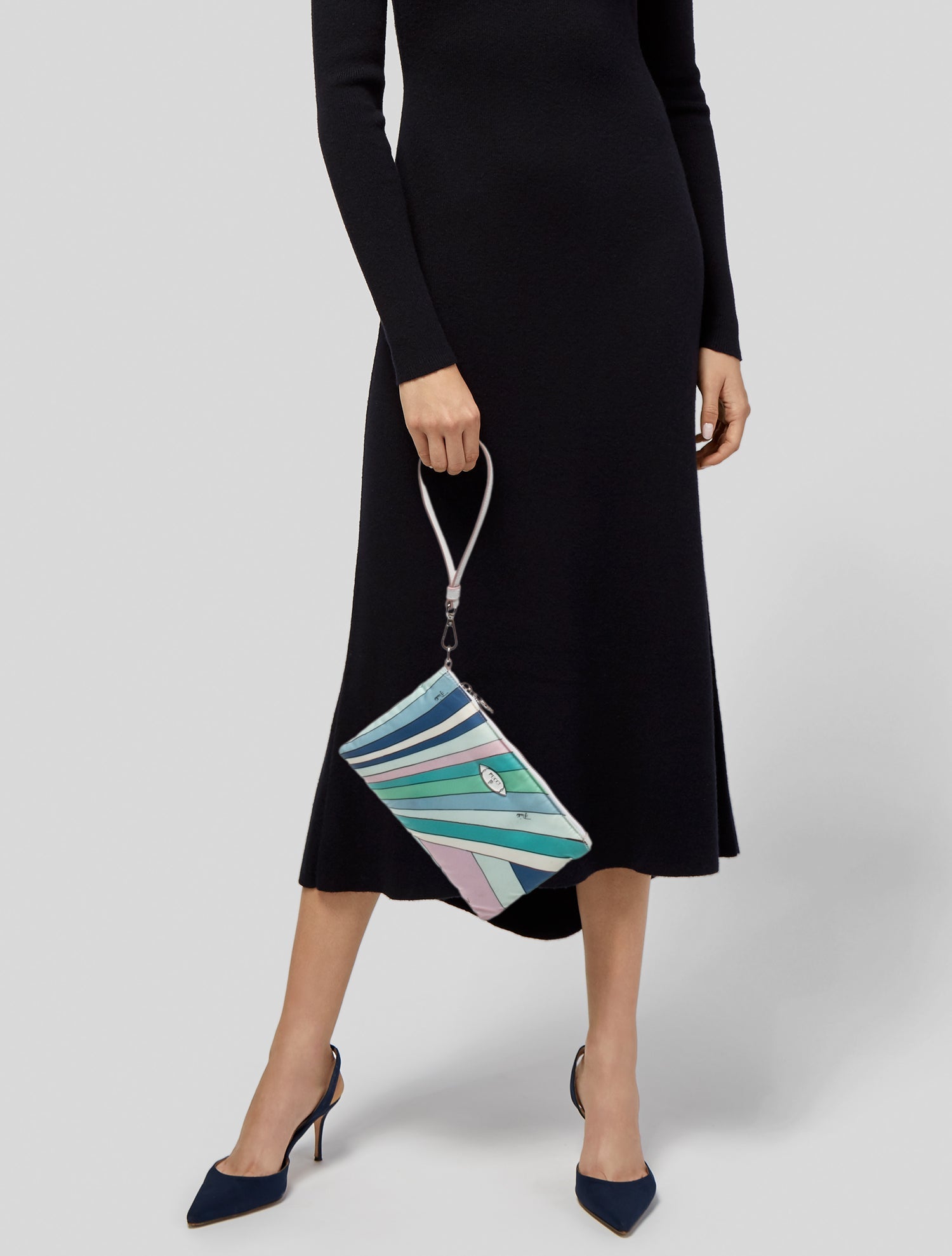 Emilio Pucci Nylon Clutch