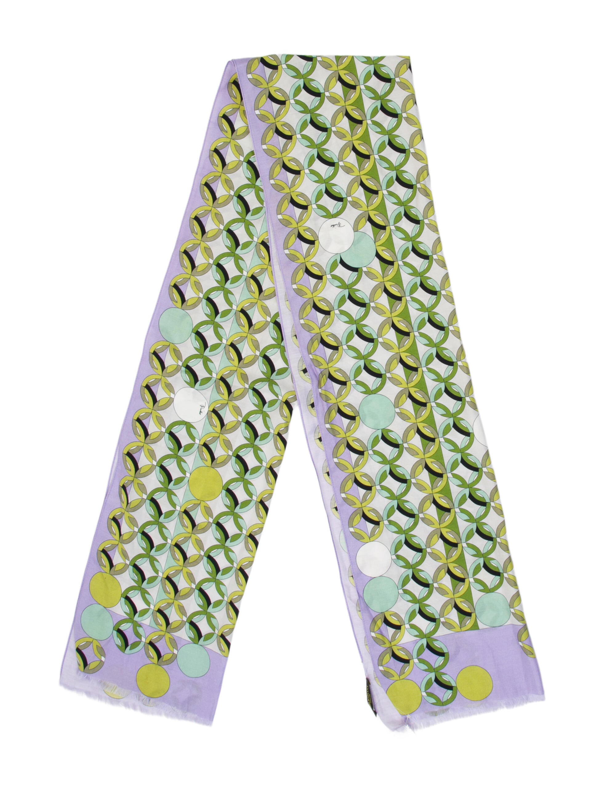 Emilio Pucci Silk Printed Scarf