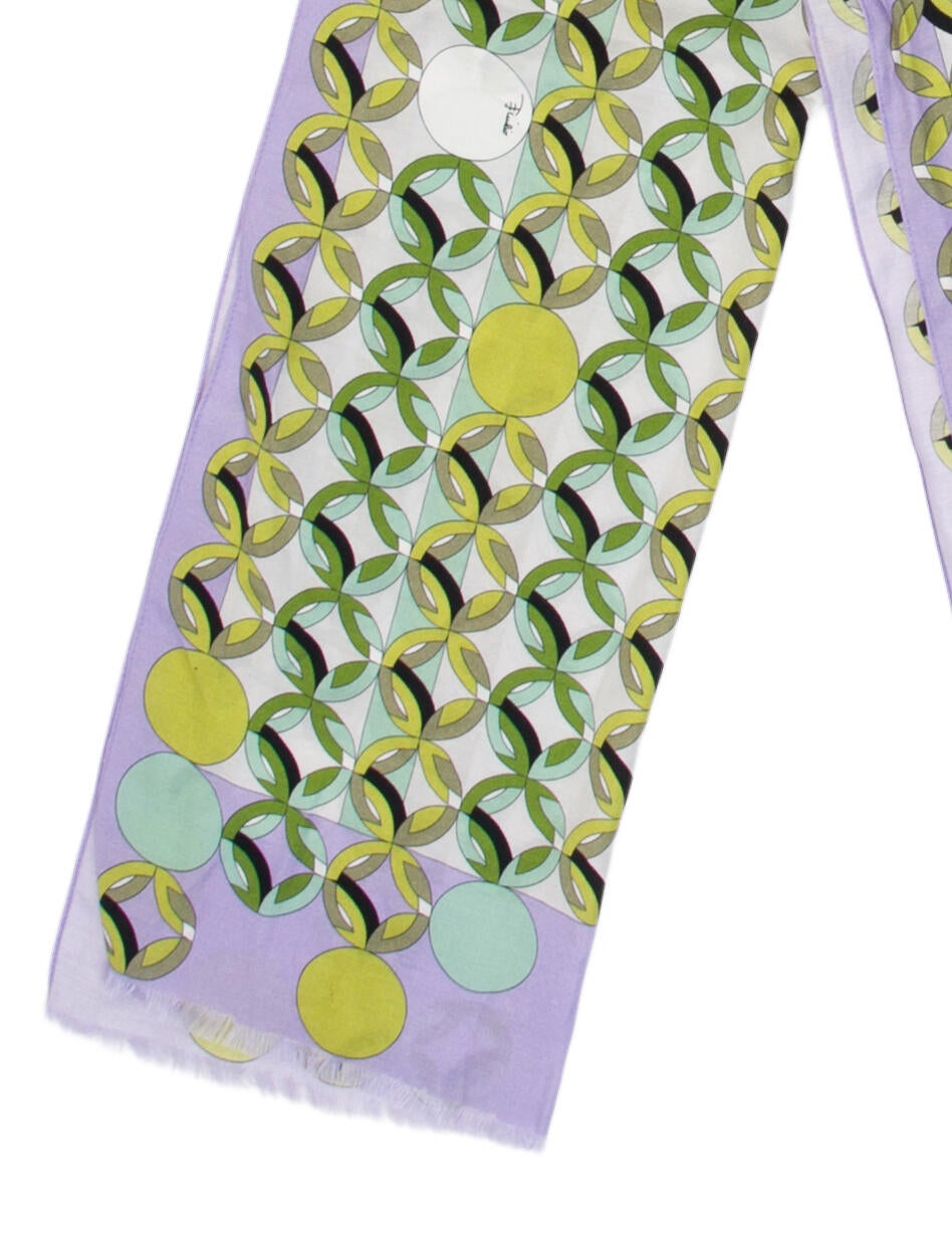 Emilio Pucci Silk Printed Scarf