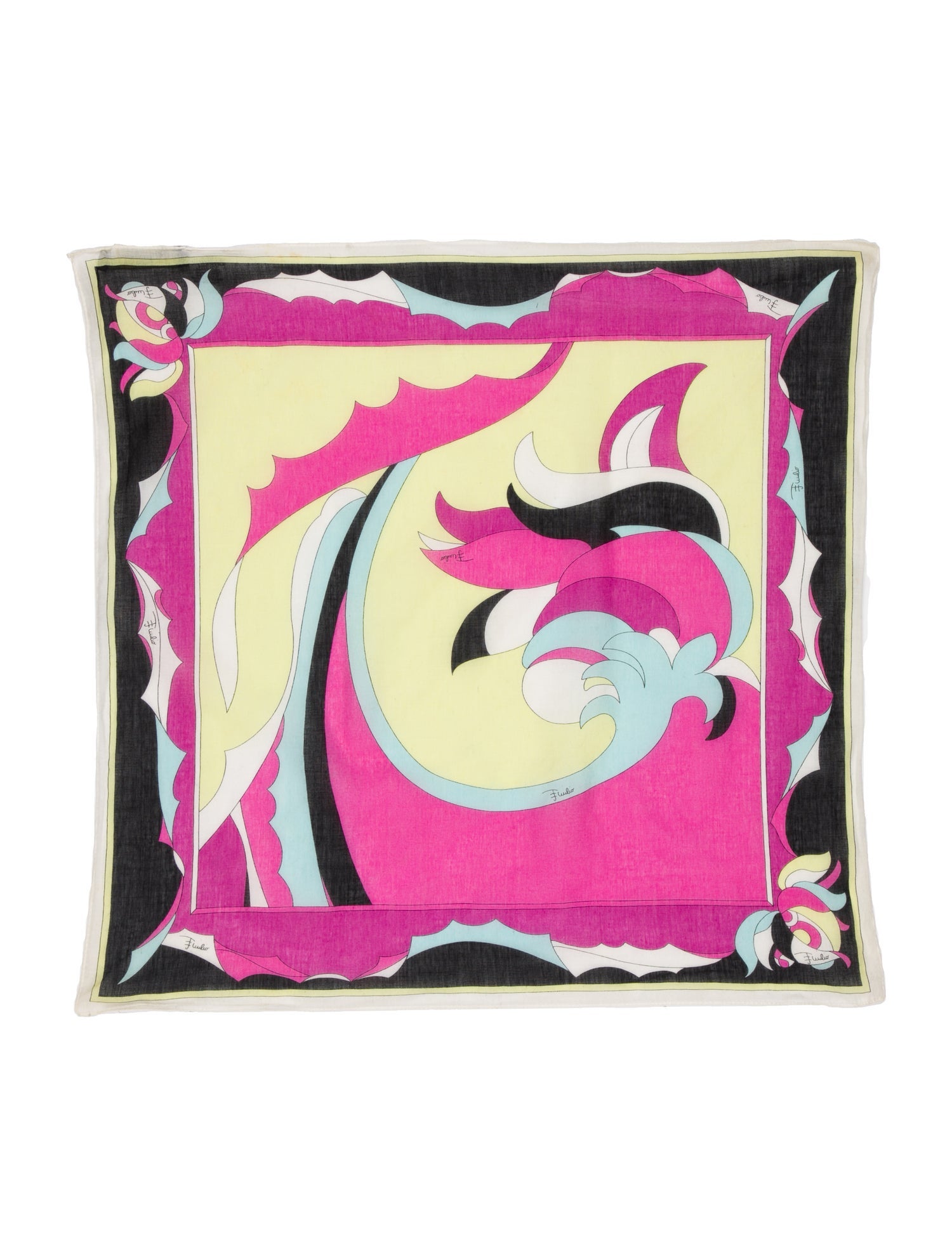 Emilio Pucci Silk Printed Scarf