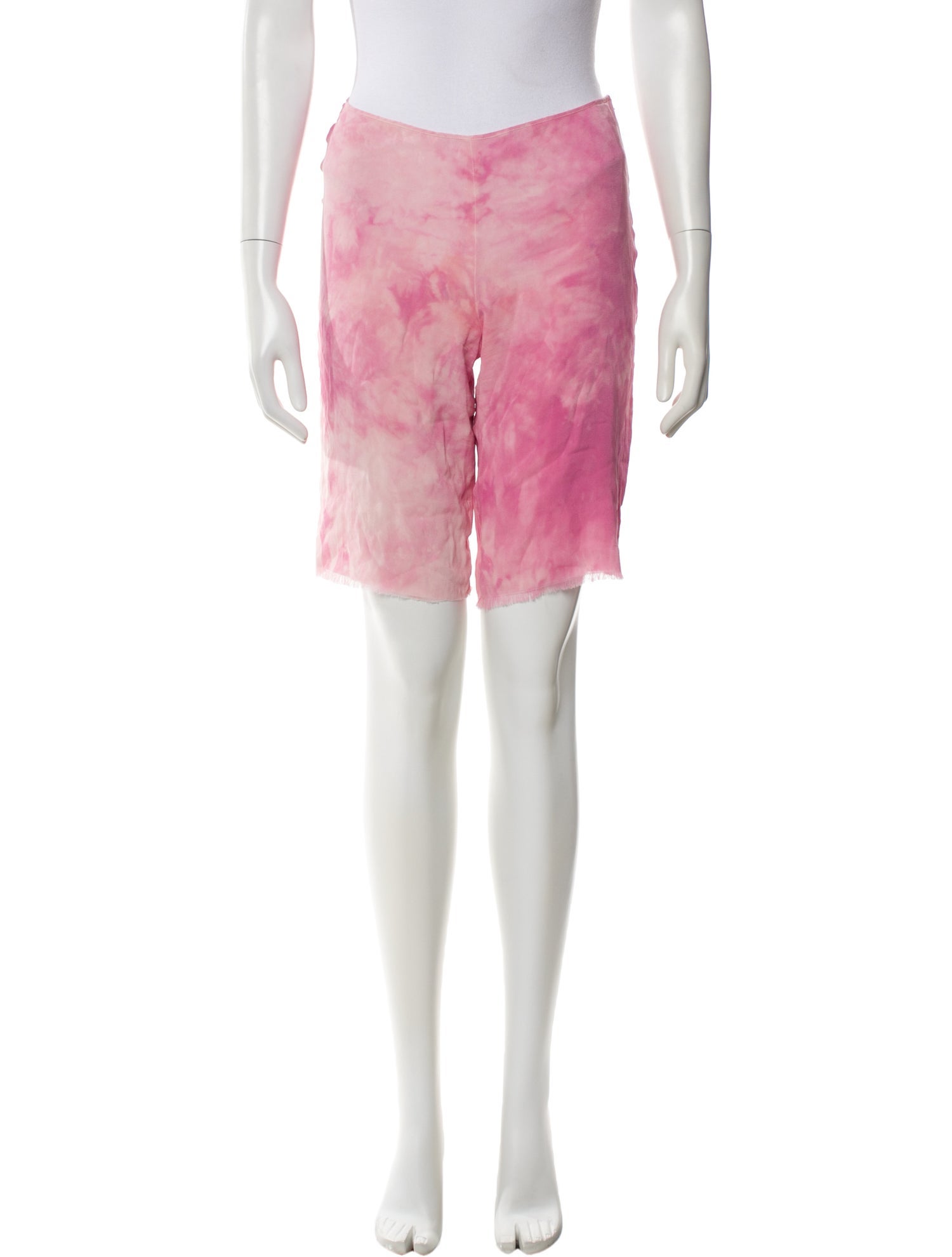 Emilio Pucci Silk Knee-Length Shorts