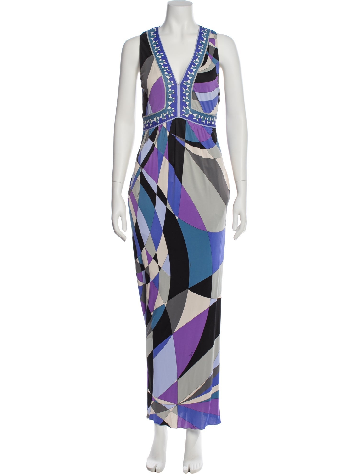 Emilio Pucci Printed Long Dress