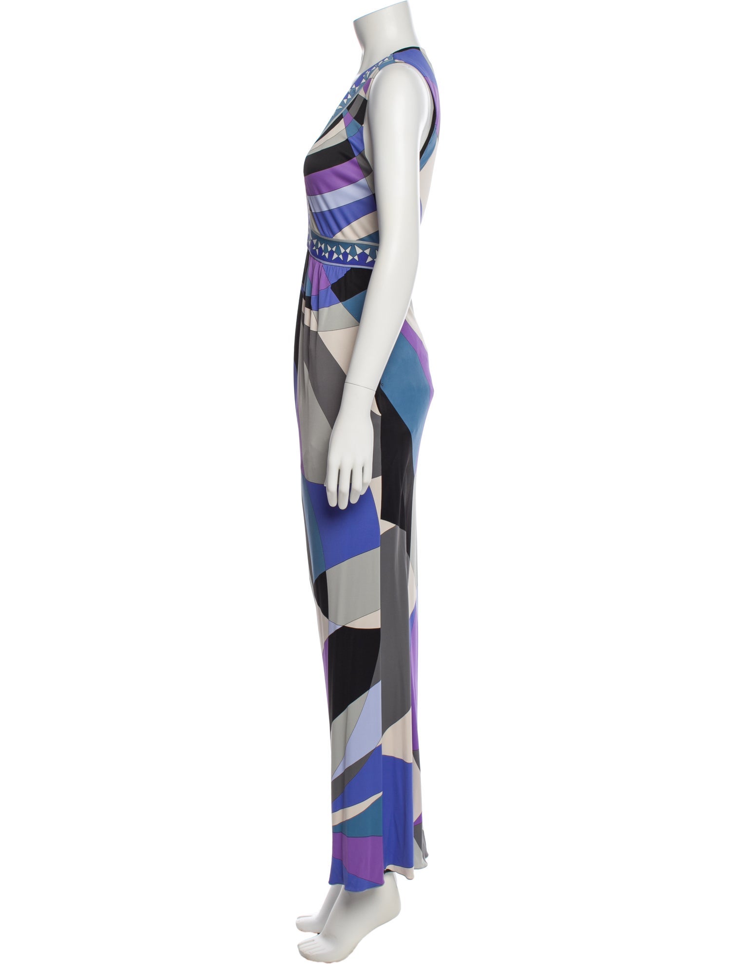 Emilio Pucci Printed Long Dress