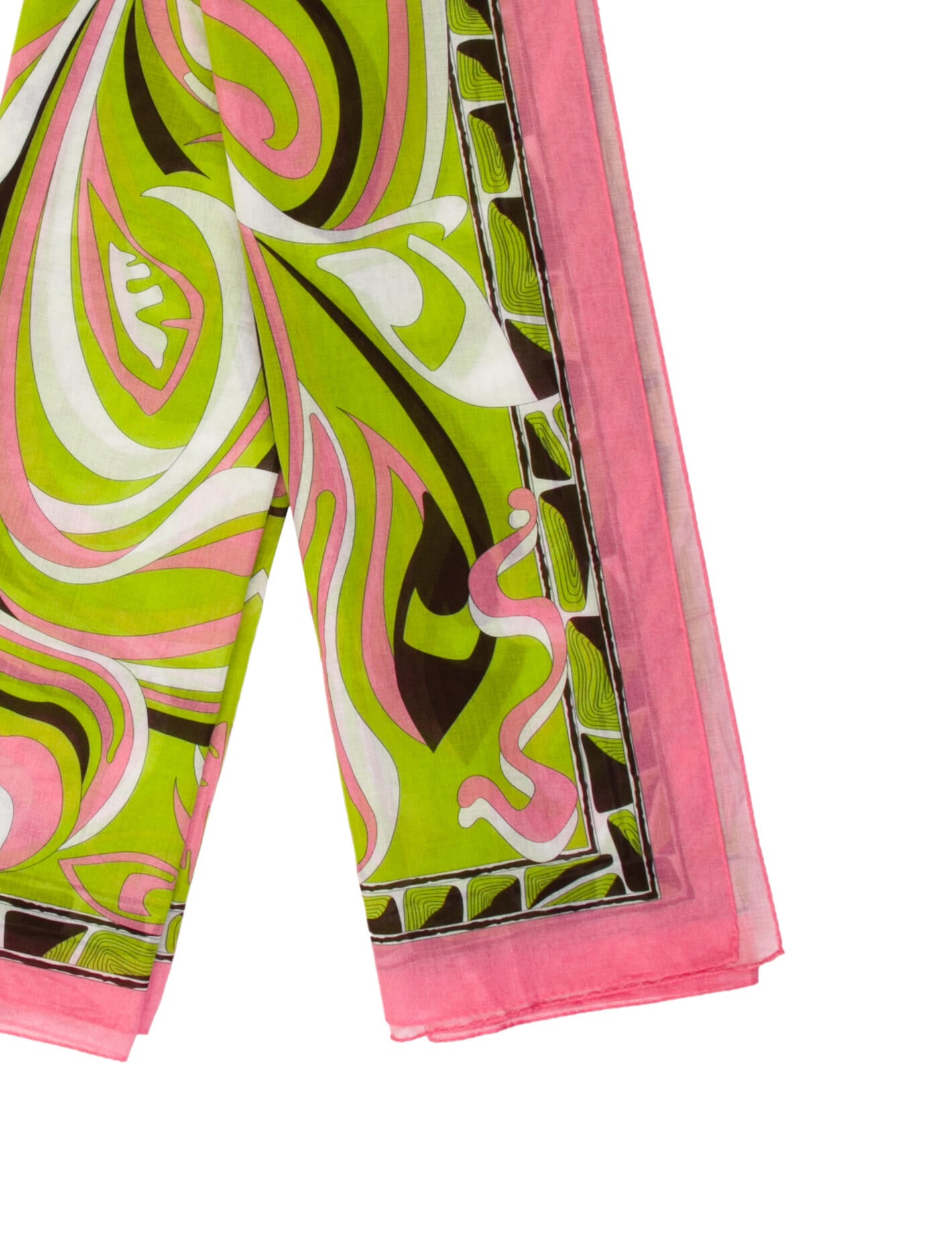 Emilio Pucci Angora Printed Scarf