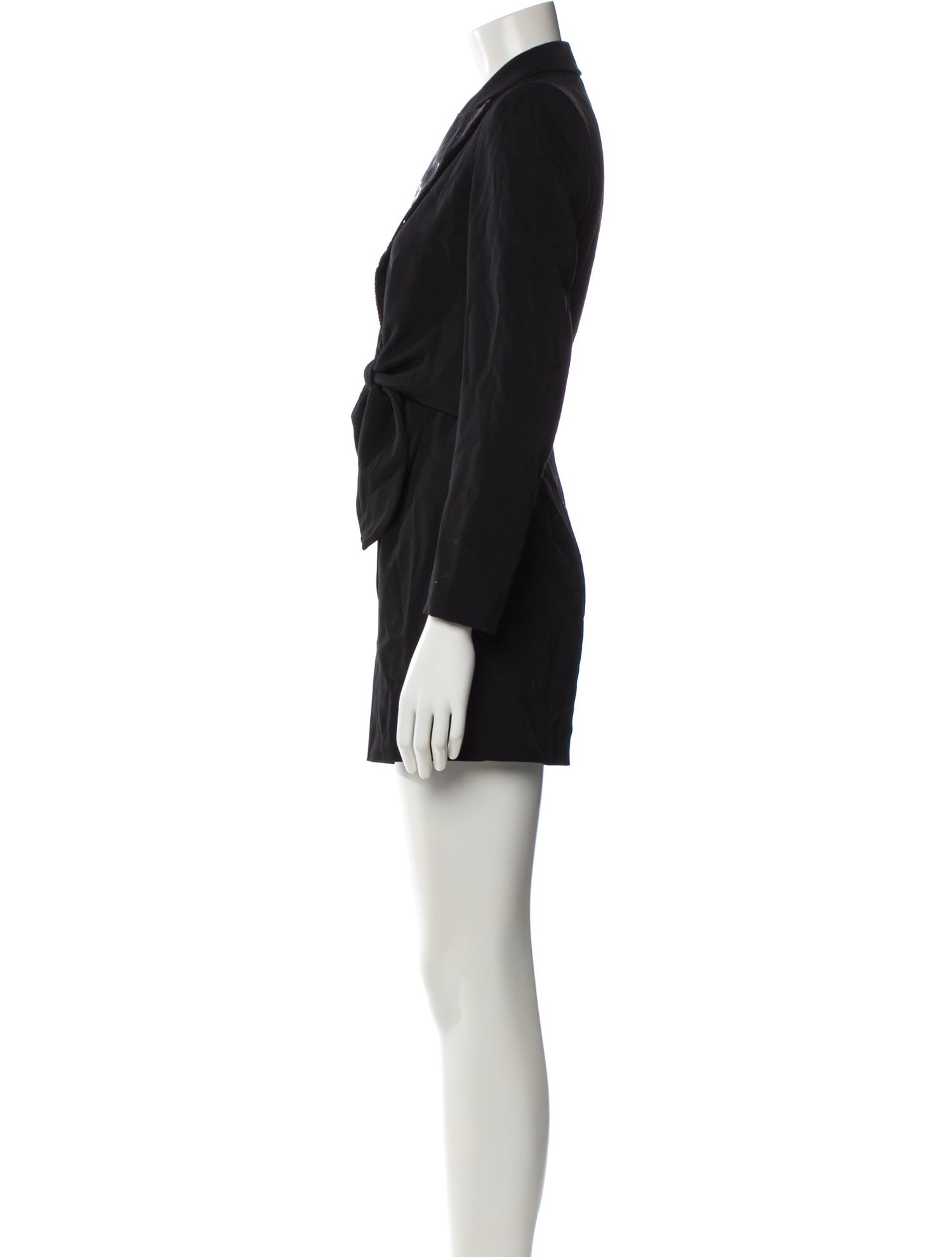 Emilio Pucci Virgin Wool V-Neck Romper