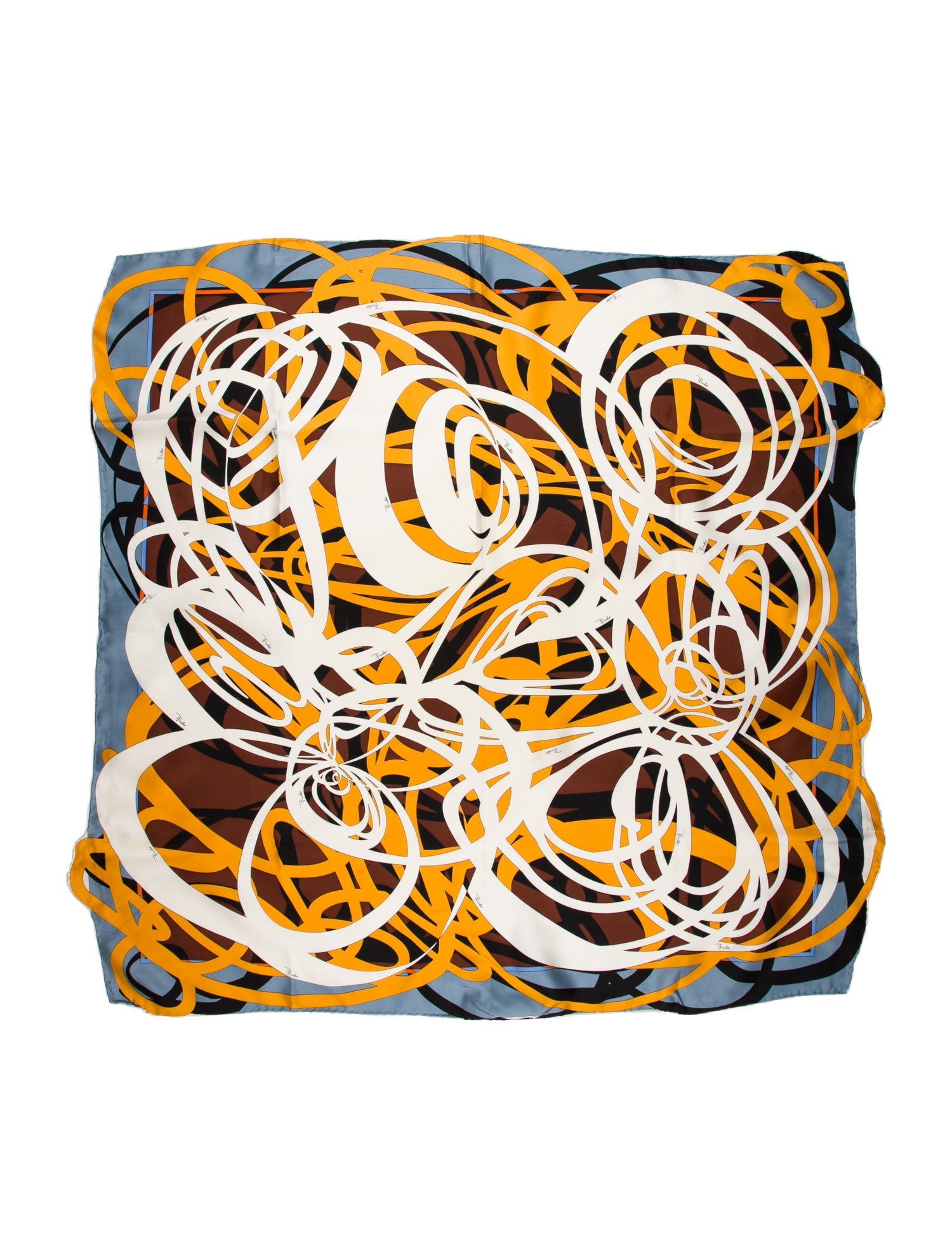 Emilio Pucci Silk Printed Scarf