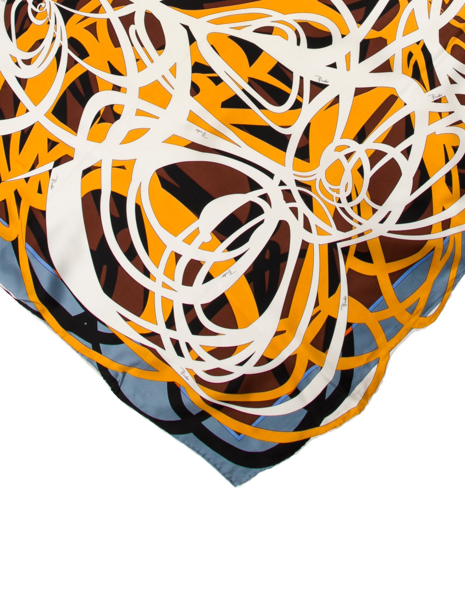 Emilio Pucci Silk Printed Scarf