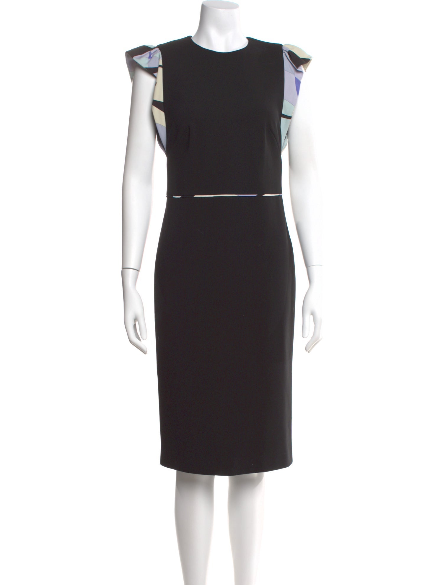 Emilio Pucci Crew Neck Midi Length Dress