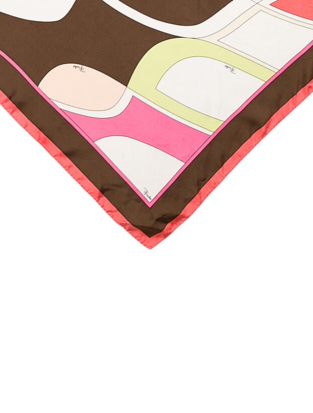 Emilio Pucci Silk Printed Bandana