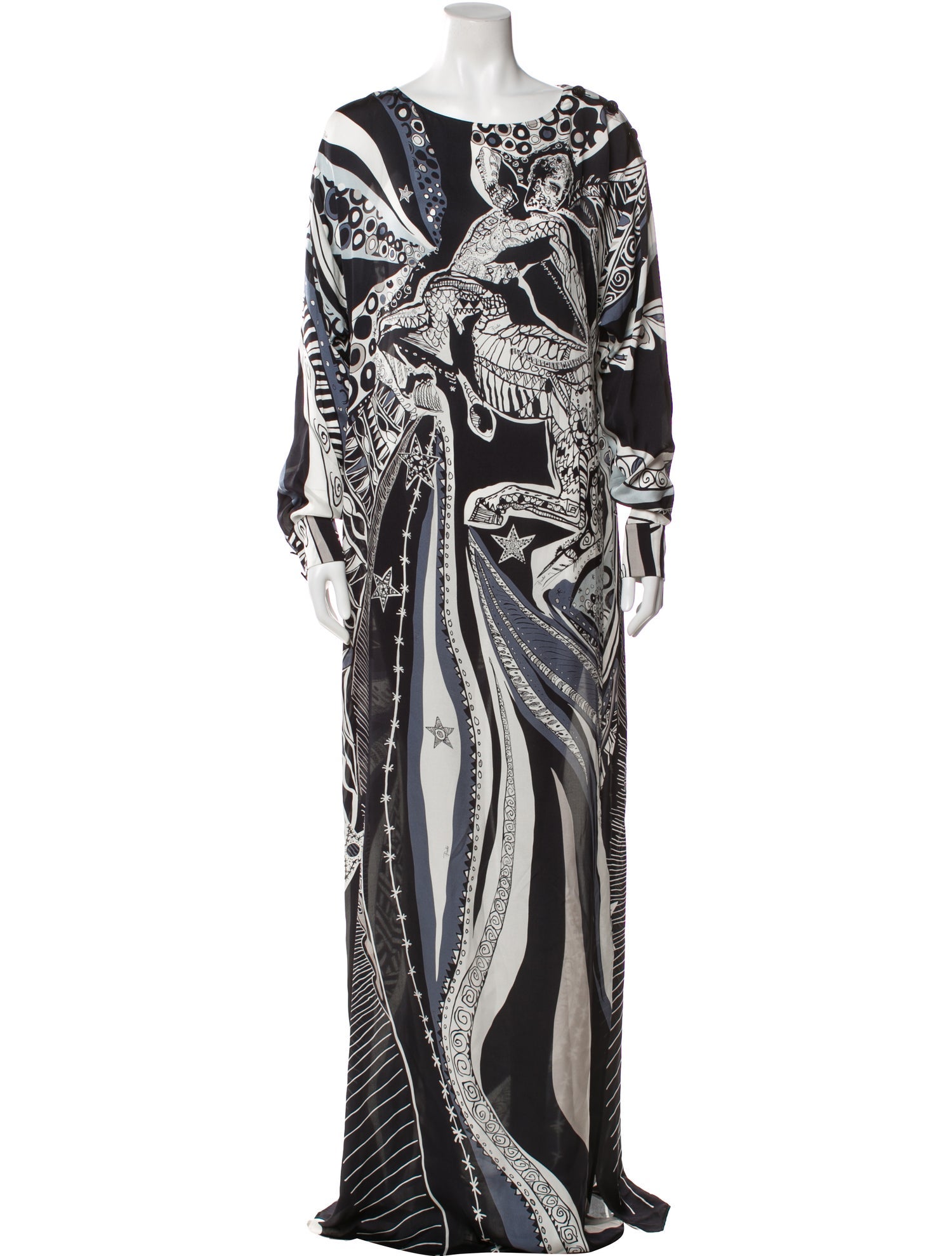Emilio Pucci Silk Long Dress