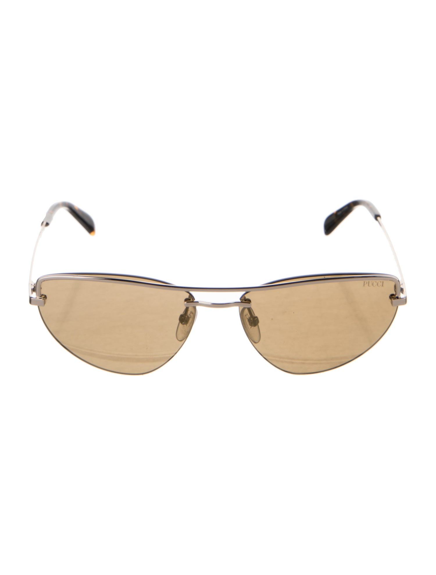 Emilio Pucci Aviator Tinted Sunglasses