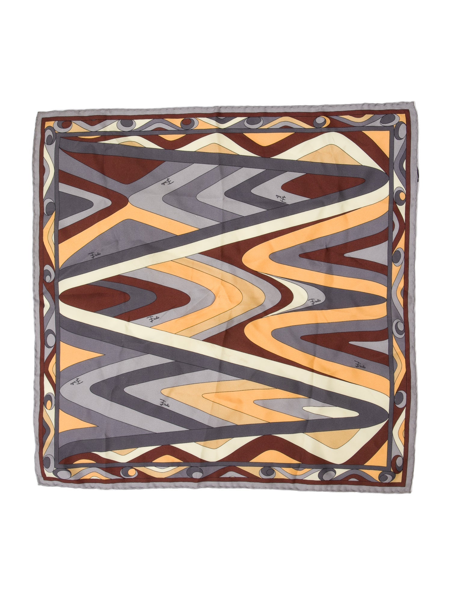Emilio Pucci Silk Printed Scarf