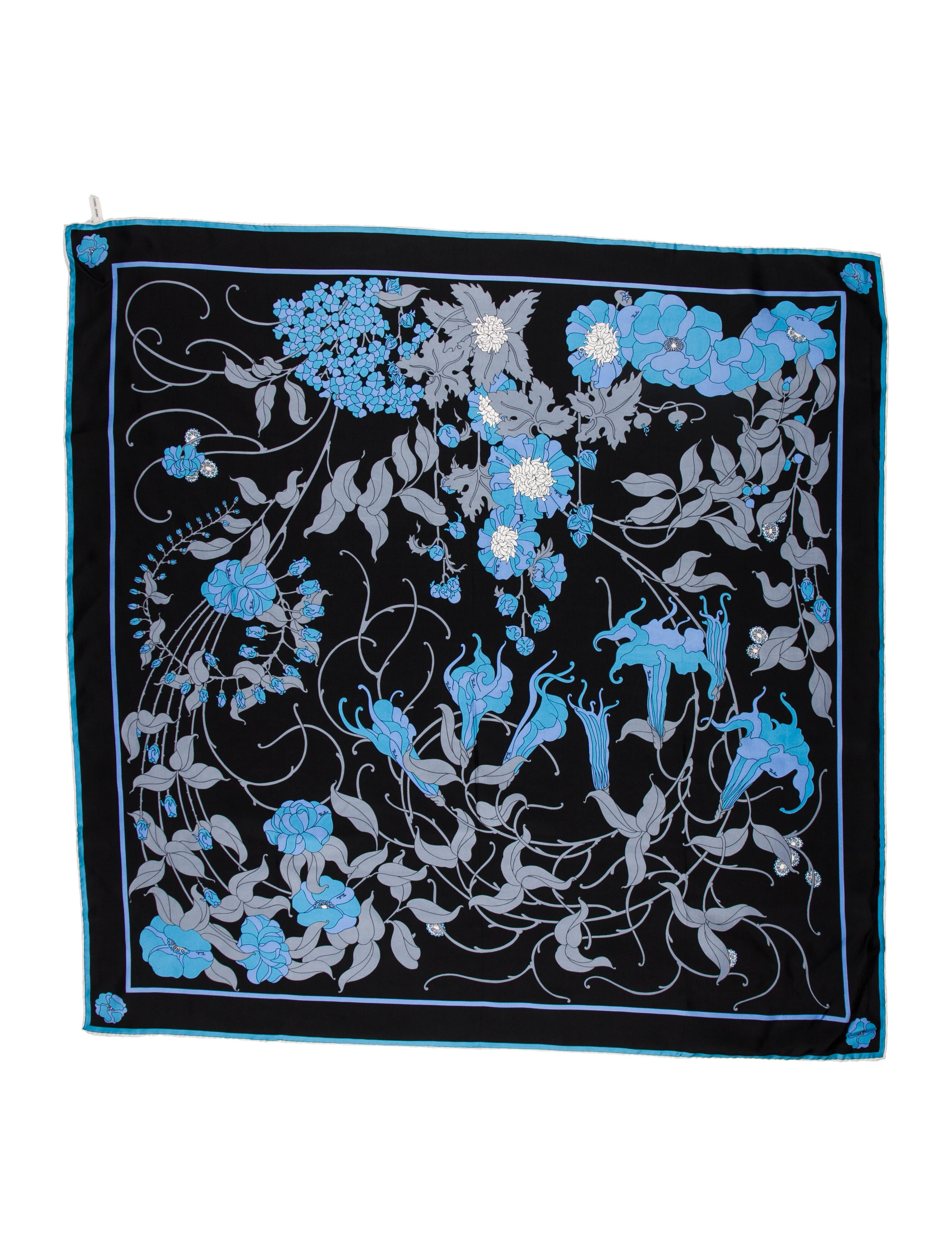 Emilio Pucci Silk Printed Scarf