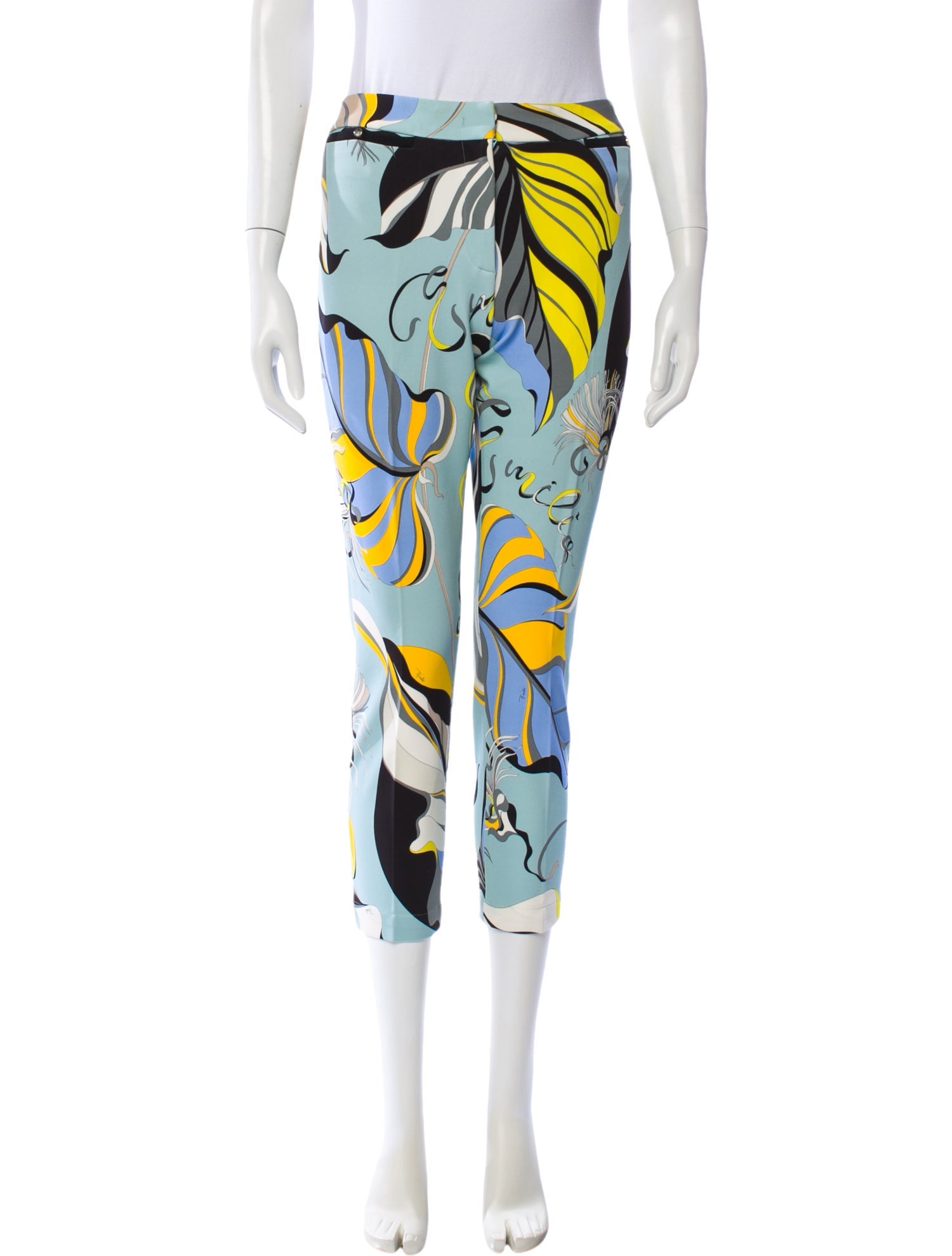 Emilio Pucci Printed Skinny Leg Pants