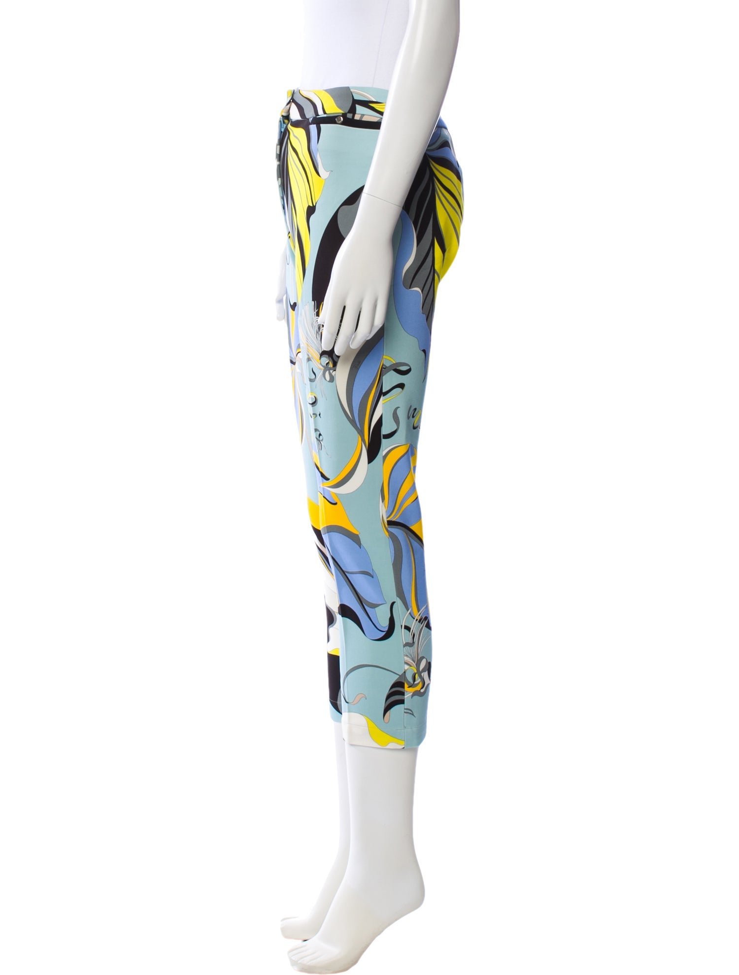 Emilio Pucci Printed Skinny Leg Pants