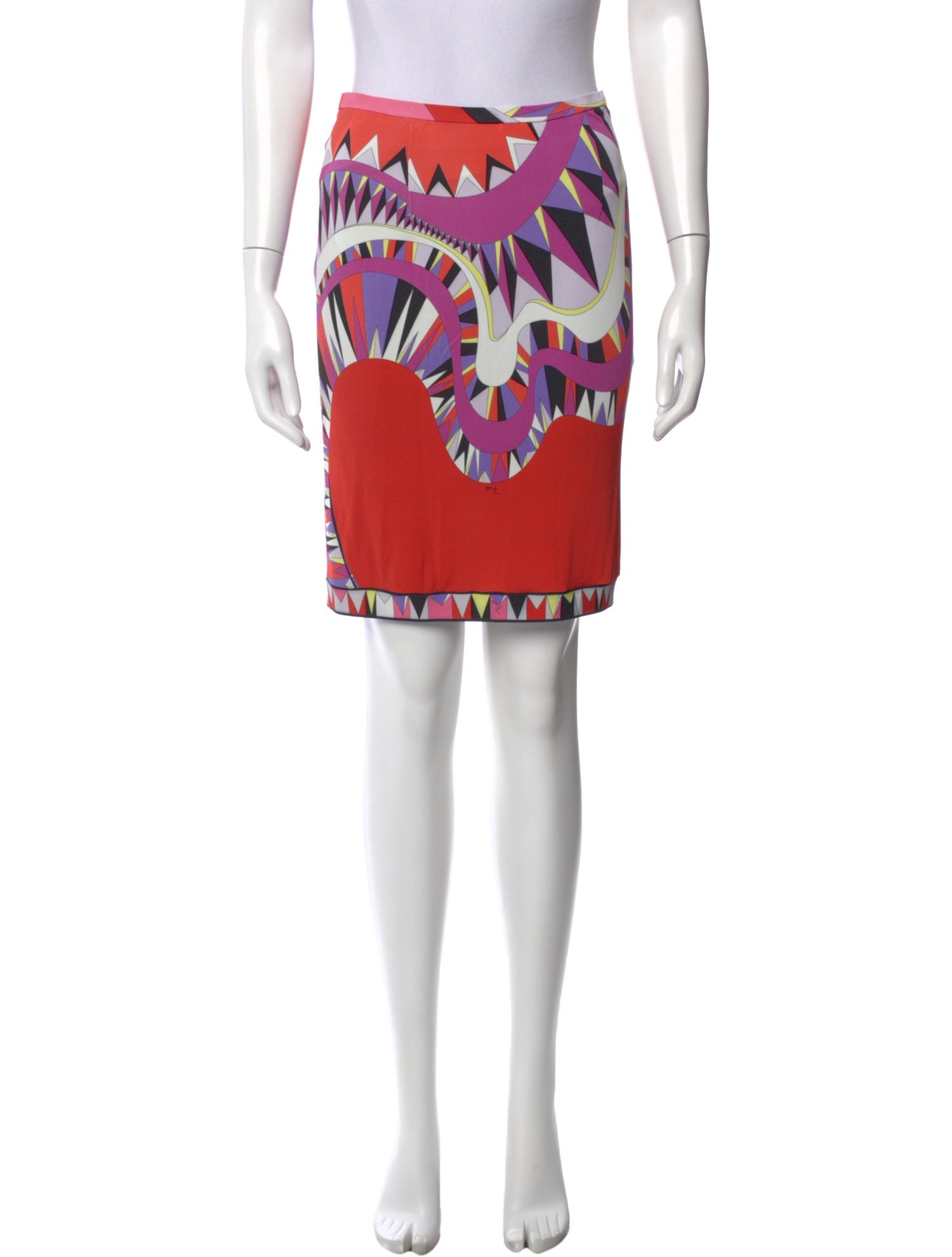 Emilio Pucci Printed Knee-Length Skirt