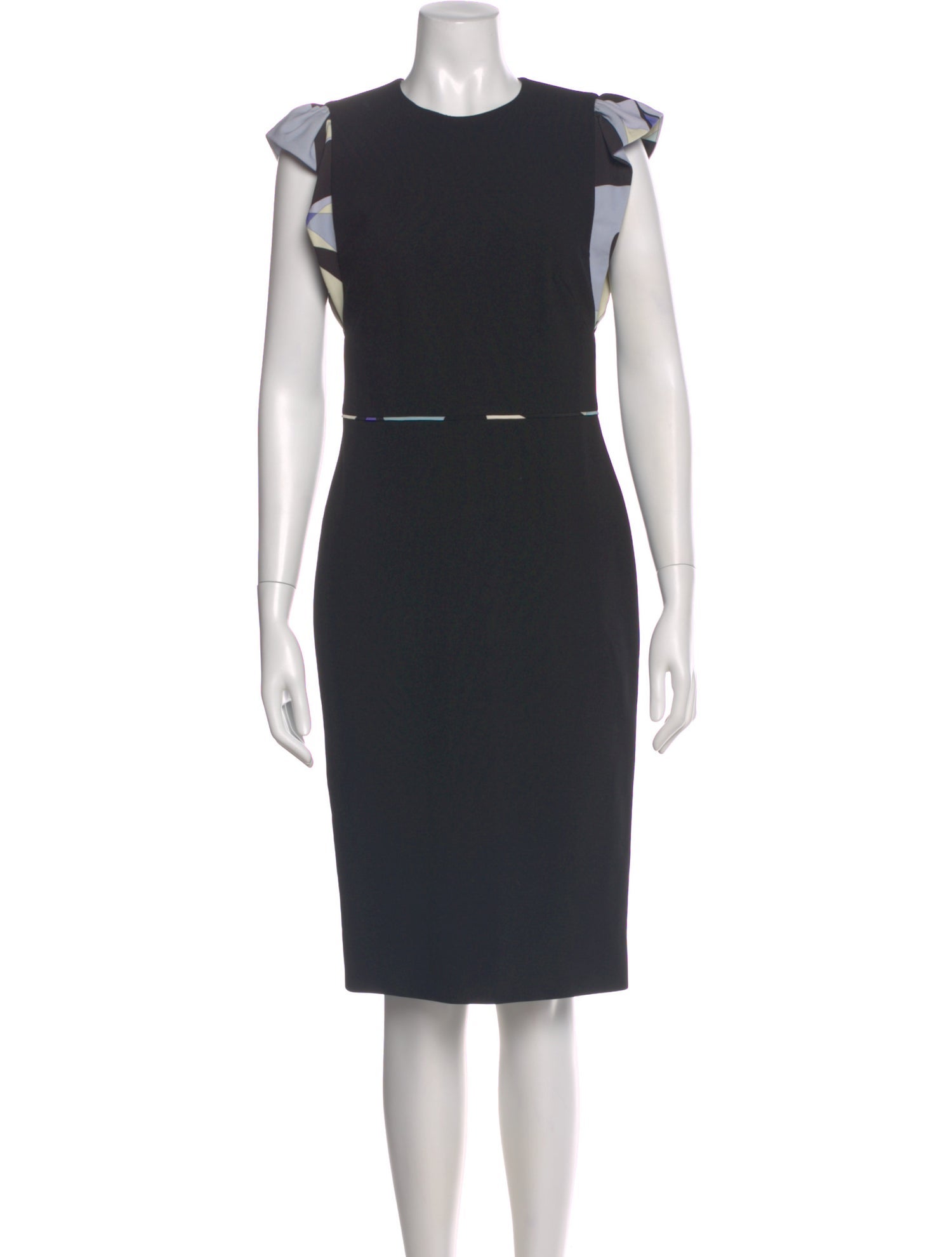 Emilio Pucci Crew Neck Midi Length Dress