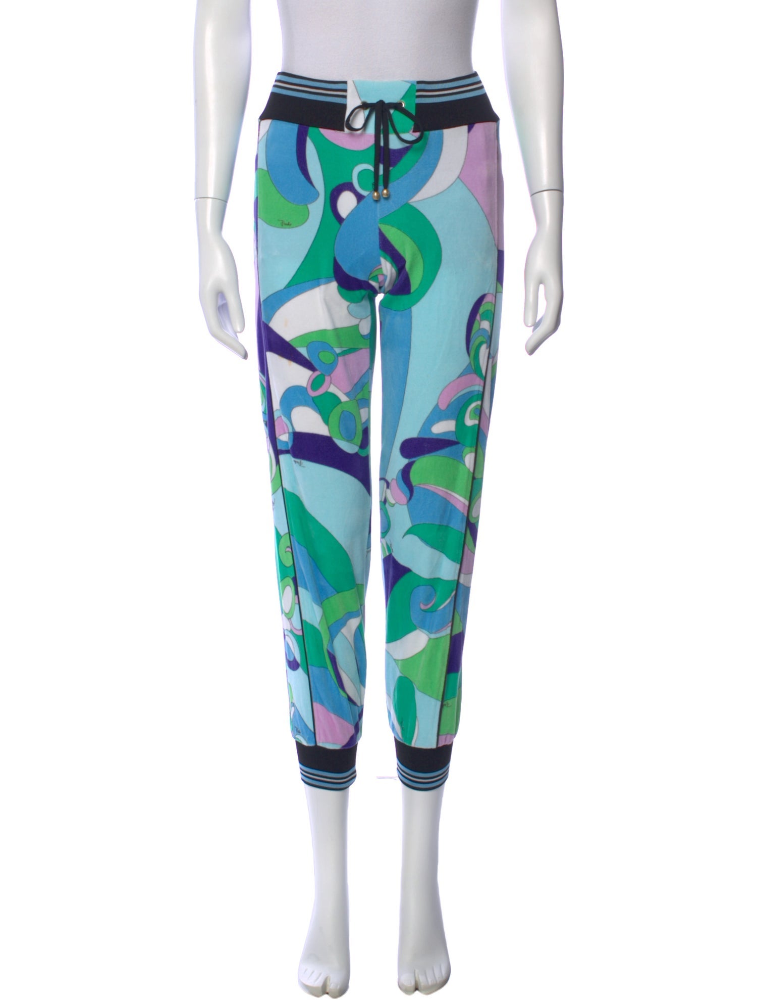 Emilio Pucci Printed Skinny Leg Pants
