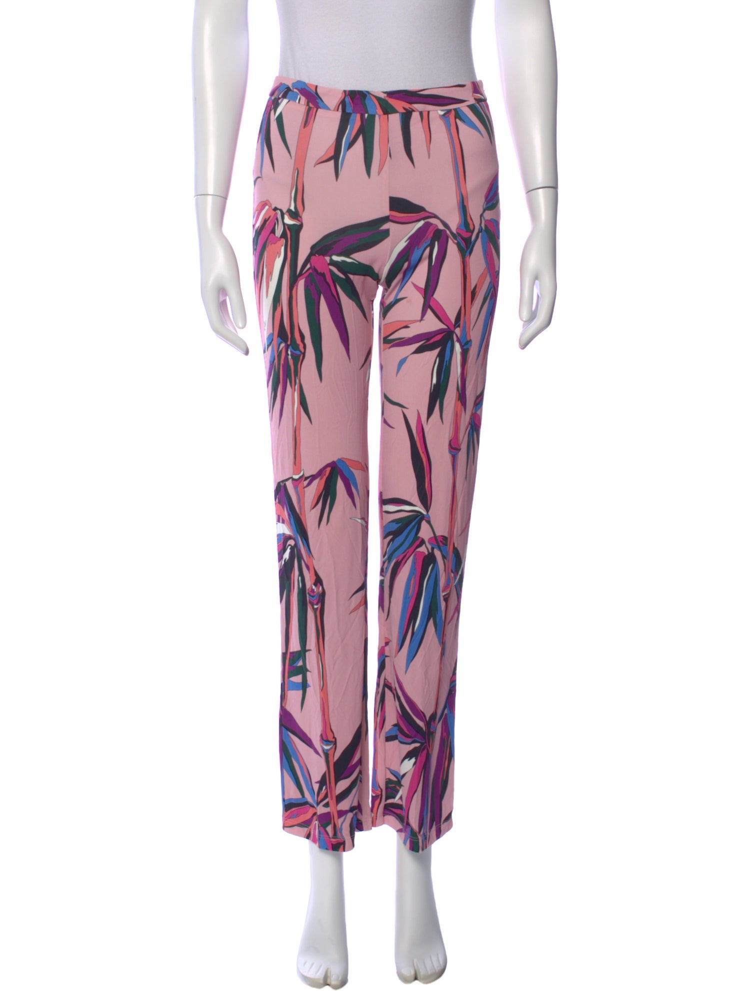 Emilio Pucci Printed Straight Leg Pants