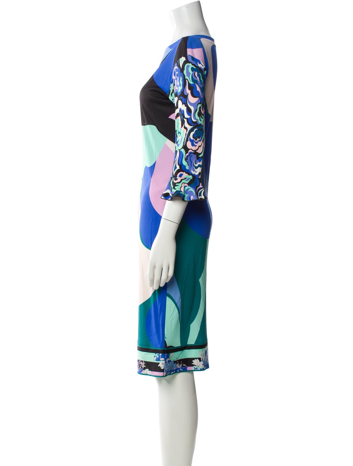 Emilio Pucci Printed Knee-Length Dress