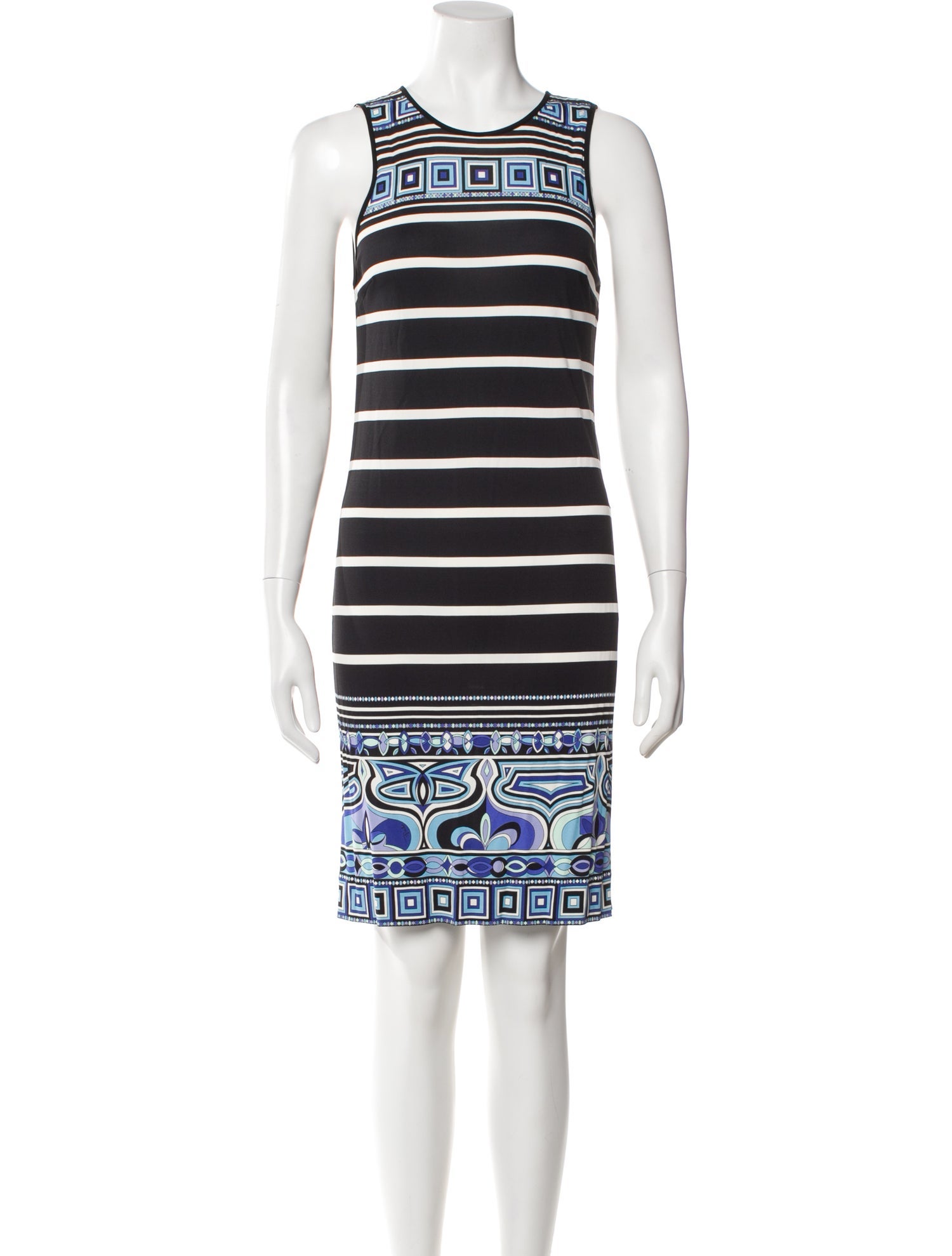Emilio Pucci Striped Mini Dress