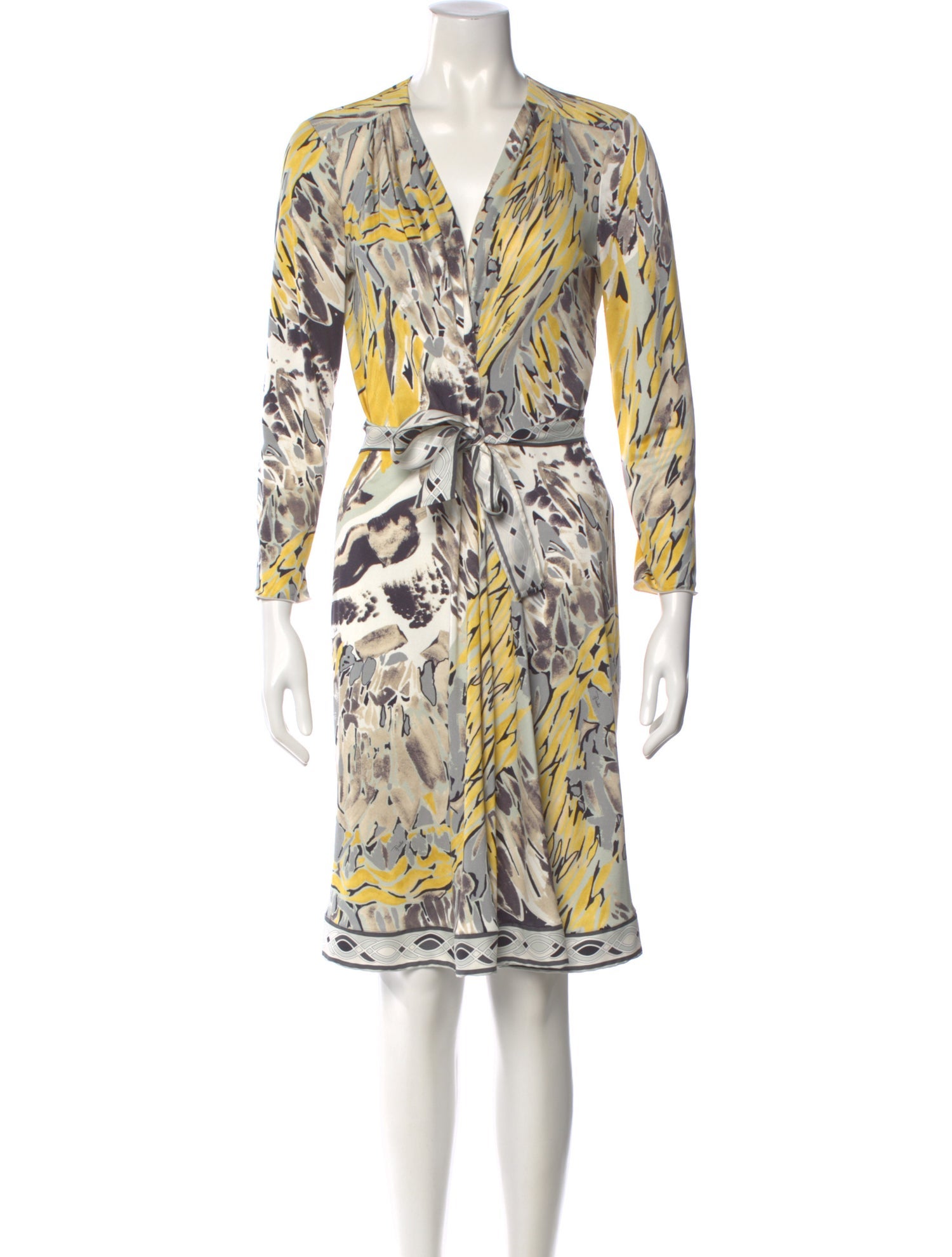 Emilio Pucci Silk Knee-Length Dress