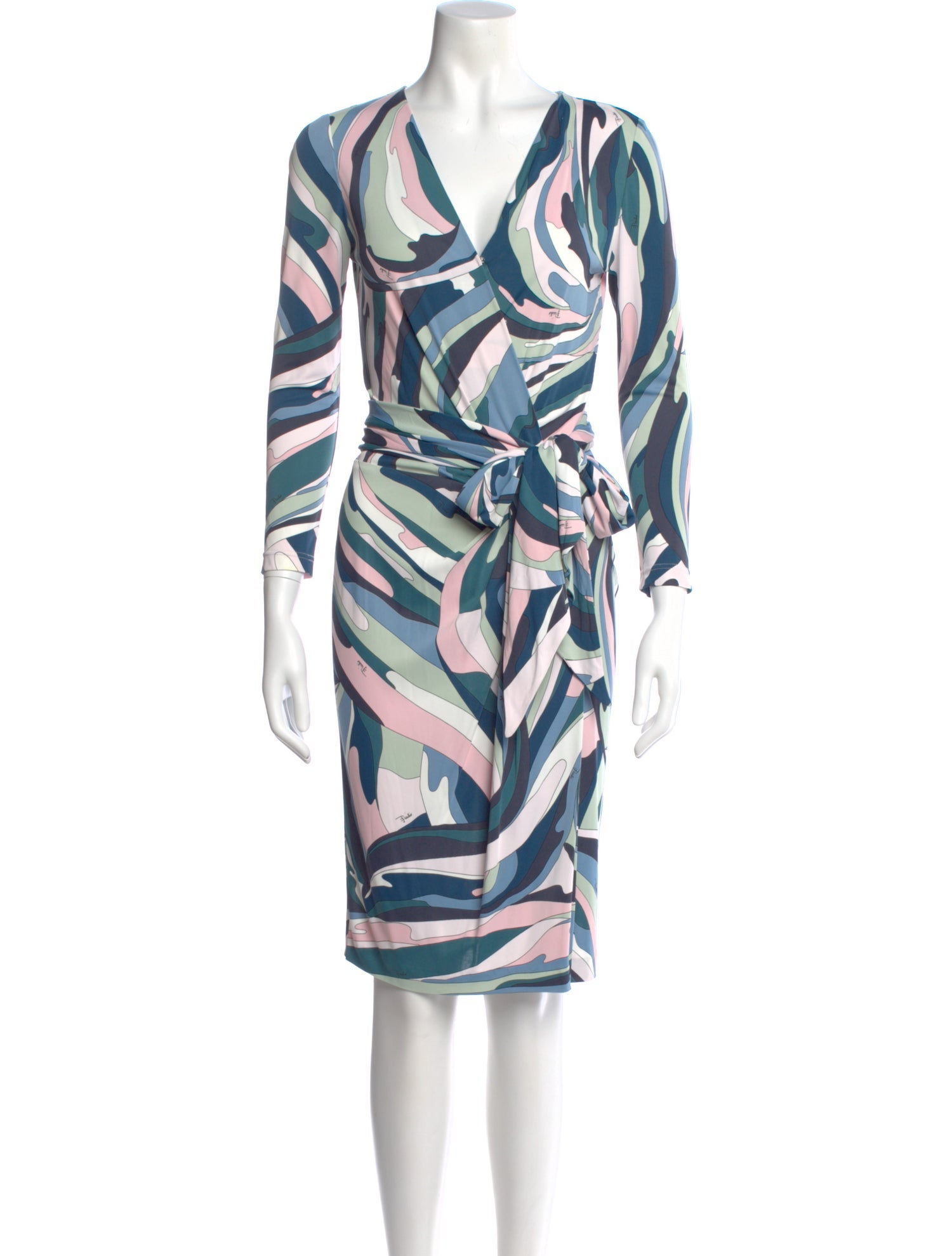 Emilio Pucci Printed Knee-Length Dress
