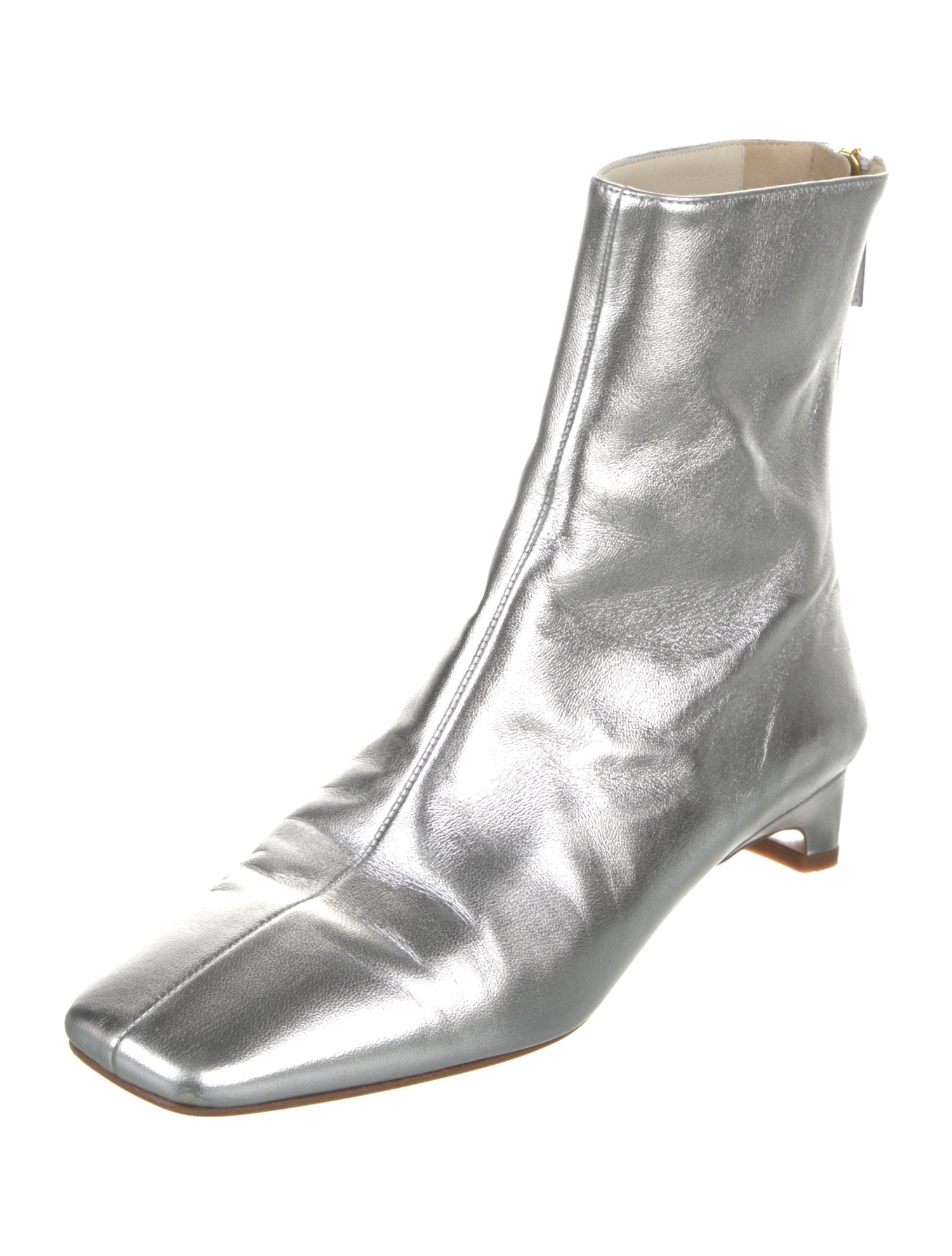 Emilio Pucci Leather Wedge Sneakers